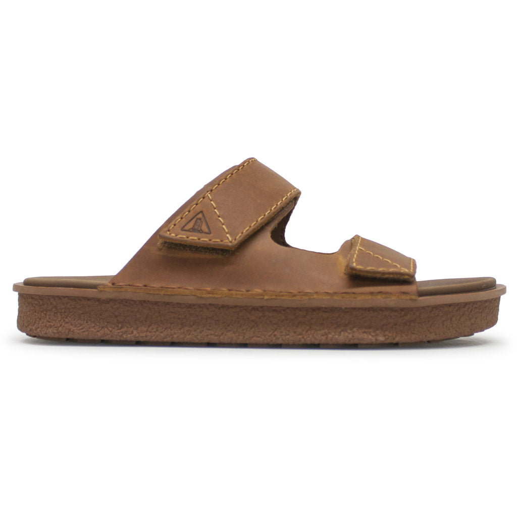 Mens leather slippers clarks online