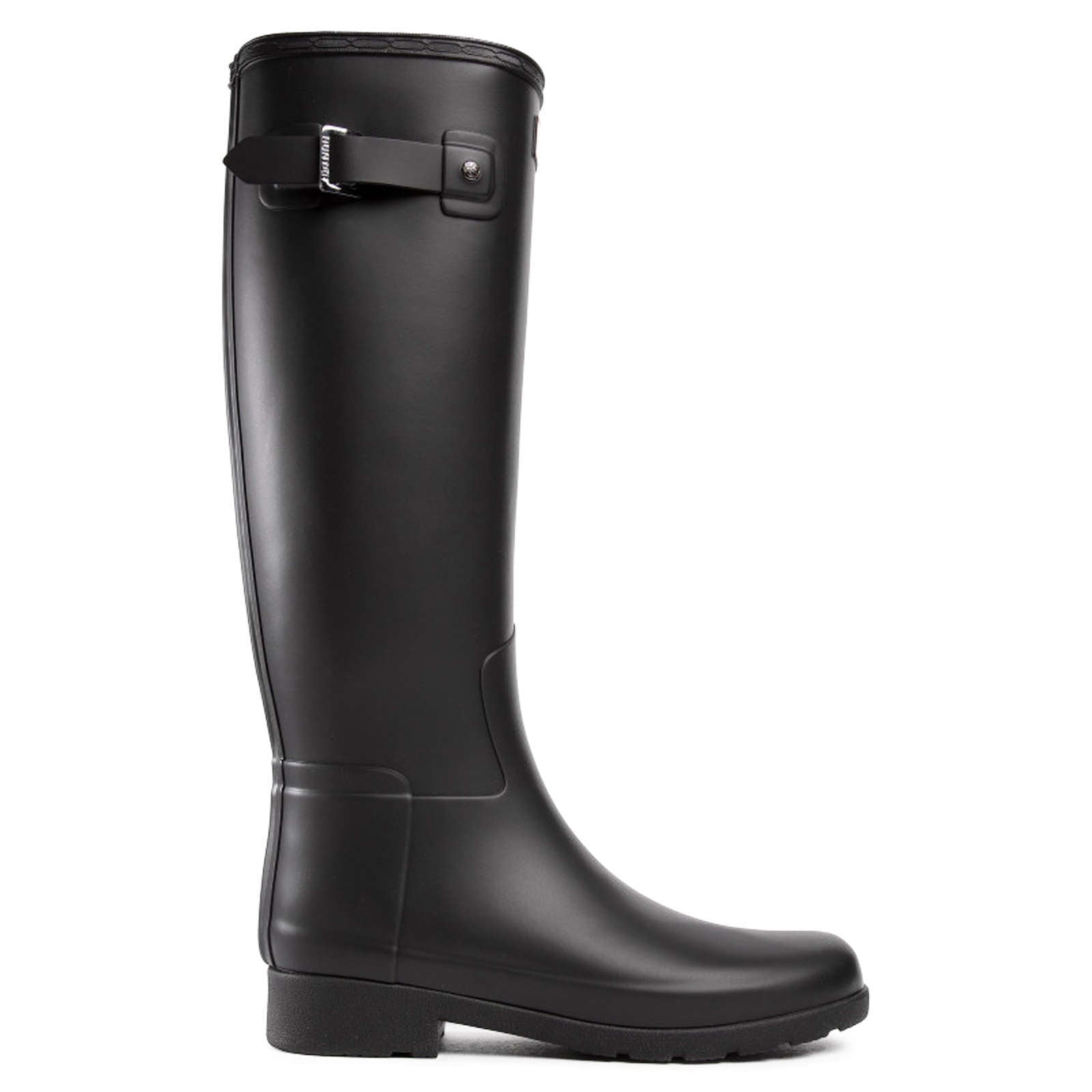 Hunter Original Tall Wellington Womens Rain Boots 10 Waterproof sale Matte Black