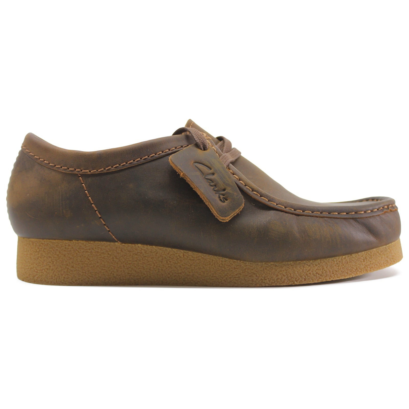 Wallabee Evo Waxy Leather Men s Shoes Beeswax UK 7 US 8 Men EU 41 Medium