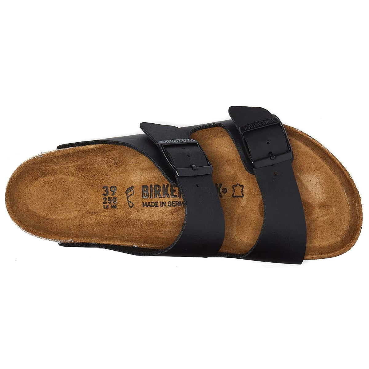 Birkenstock Arizona 51791 Birko-Flor Unisex Sandals - Black - 43#color_black