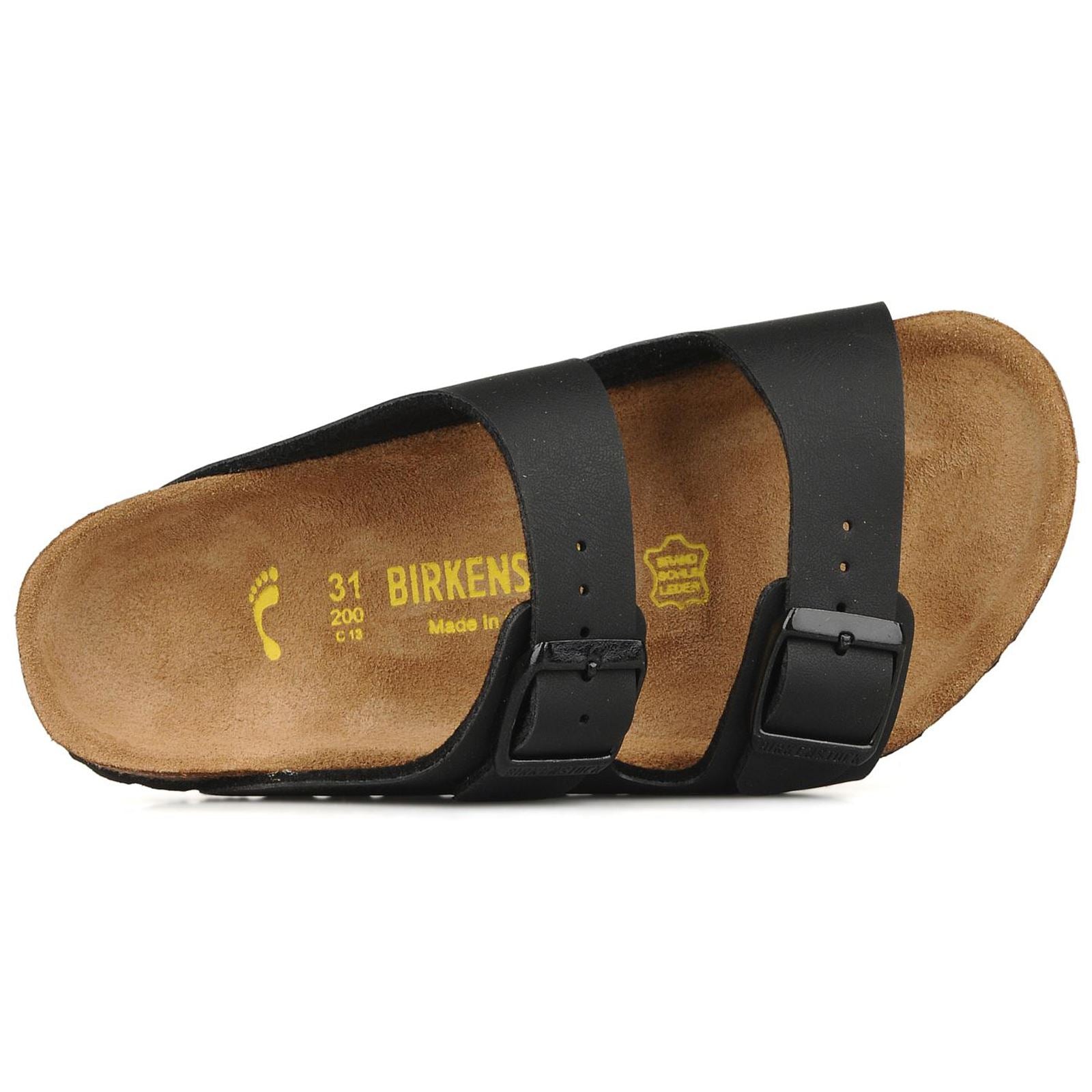 Birkenstock Arizona Birko-Flor Unisex Sandals#color_black