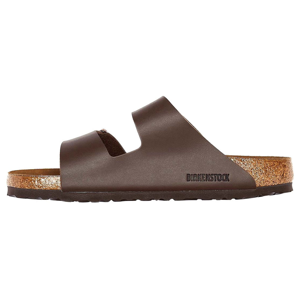 Birkenstock Arizona 51701 Birko-Flor Unisex Sandals - Dark Brown - 38#color_dark brown