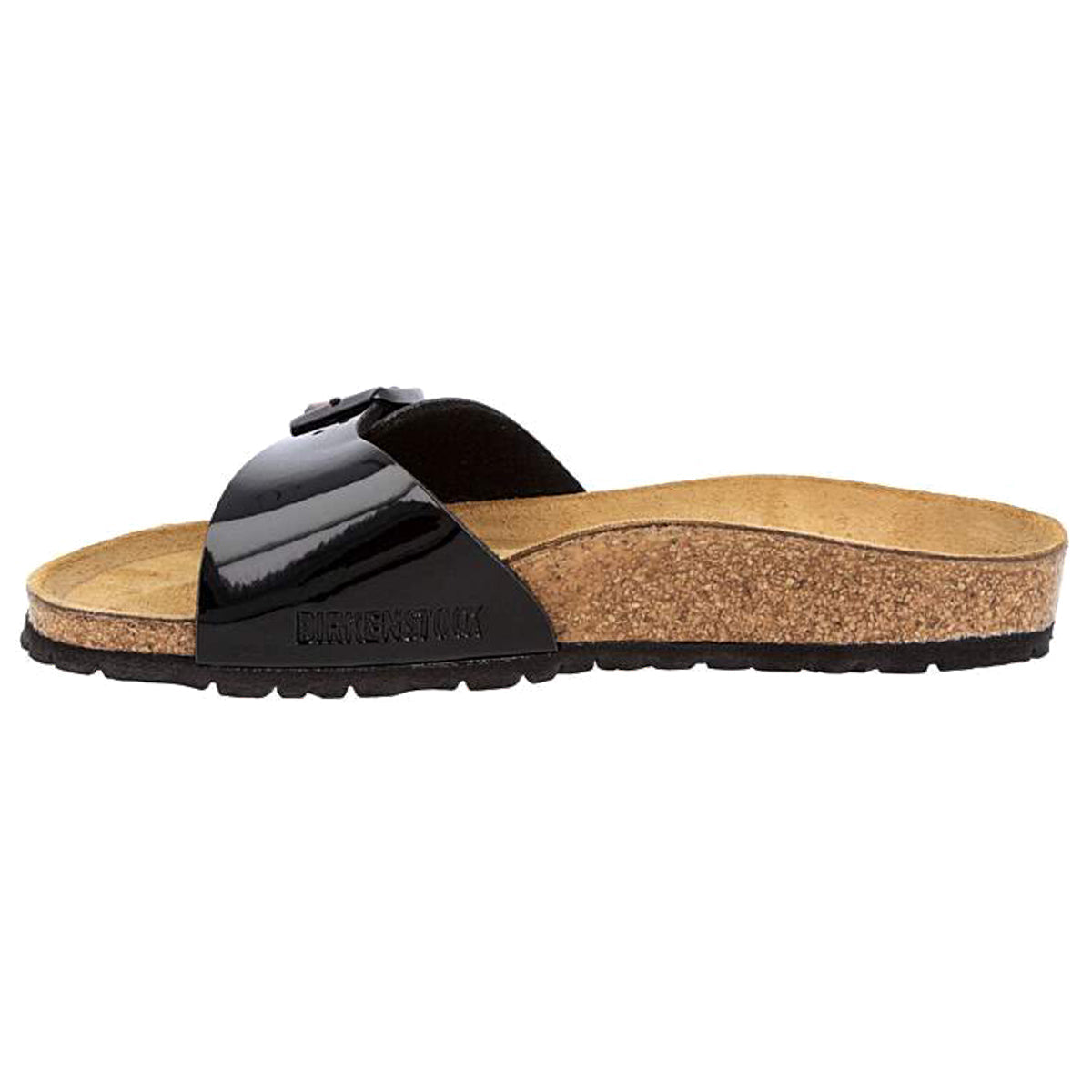 Birkenstock Madrid Black Patent Womens Sandals#color_black patent