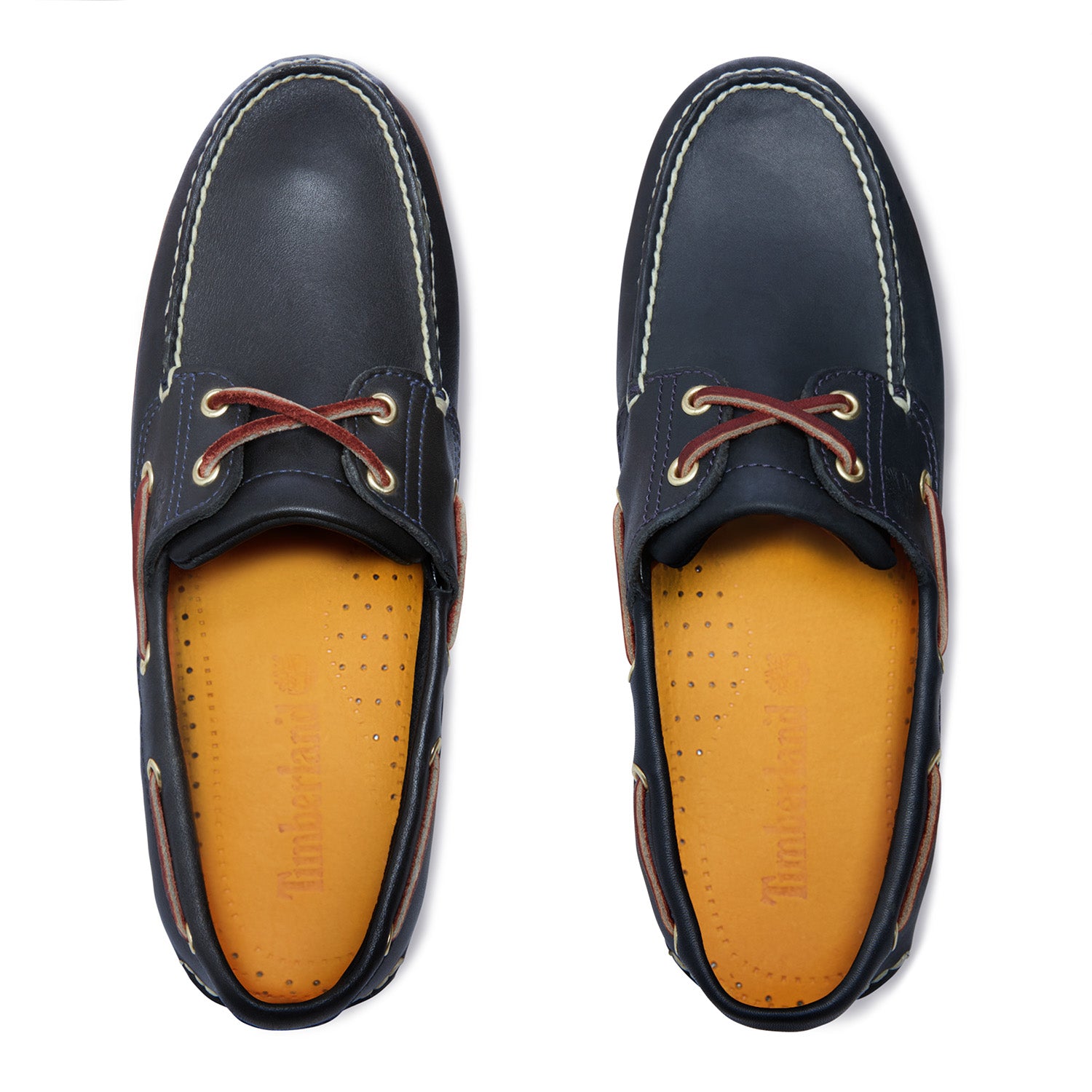 Timberland Classic Boat Full Grain Leather Mens Shoes#color_navy