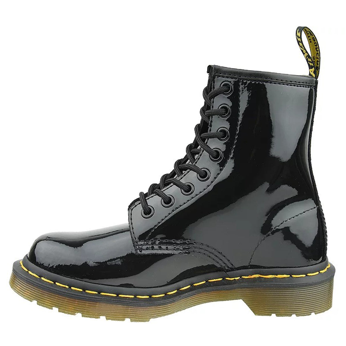 Dr. Martens 1460 Patent Lamper 8 Eyelet 11821011 Womens Boots Black - 6 UK - 8 US - 39 EU#color_black