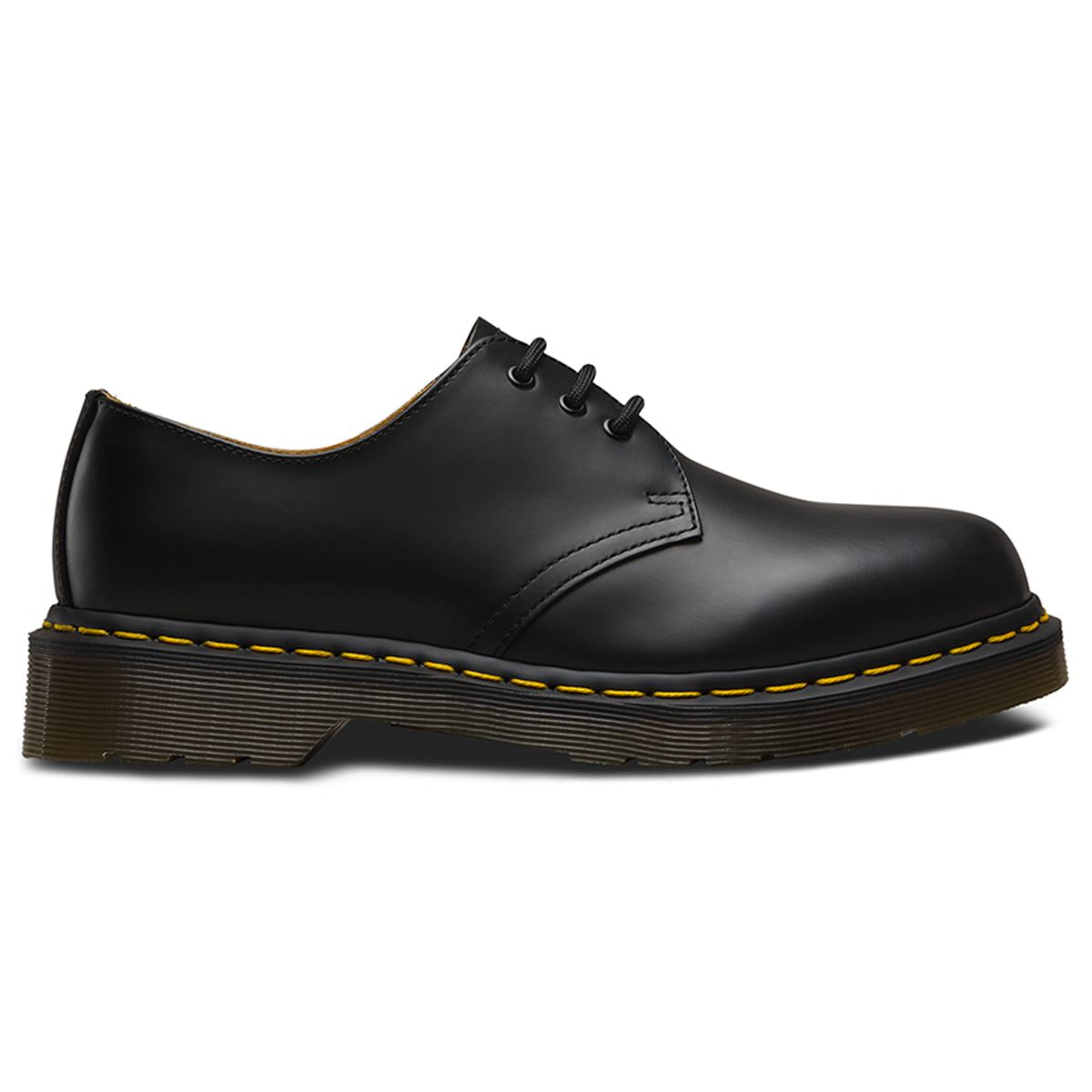 Dr. Martens 1461 3 Eyelet Smooth 11838002 Unisex Shoes - Black - 6.5#color_black