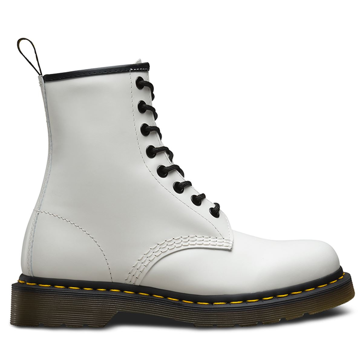 Dr. Martens 1460 11822100 Smooth Leather Unisex Boots - White - 8#color_white