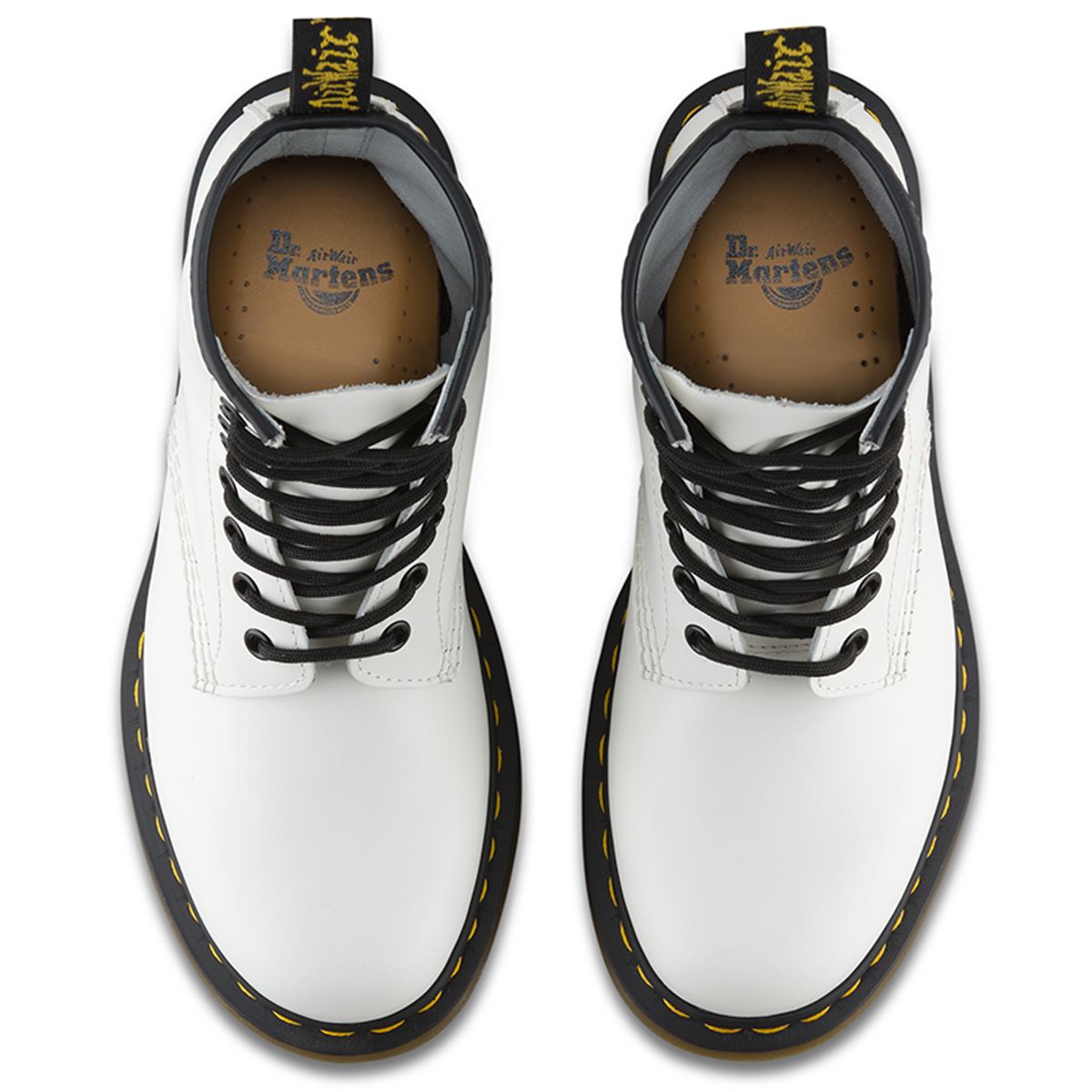 Dr. Martens 1460 11822100 Smooth Leather Unisex Boots - White - 8#color_white