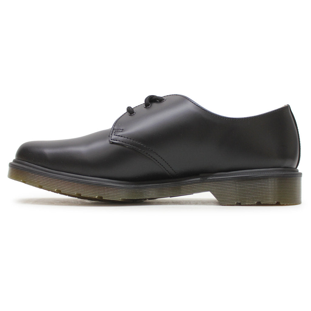 Dr. Martens 1461 PW Smooth 3-Eye Black Unisex Shoes#color_black