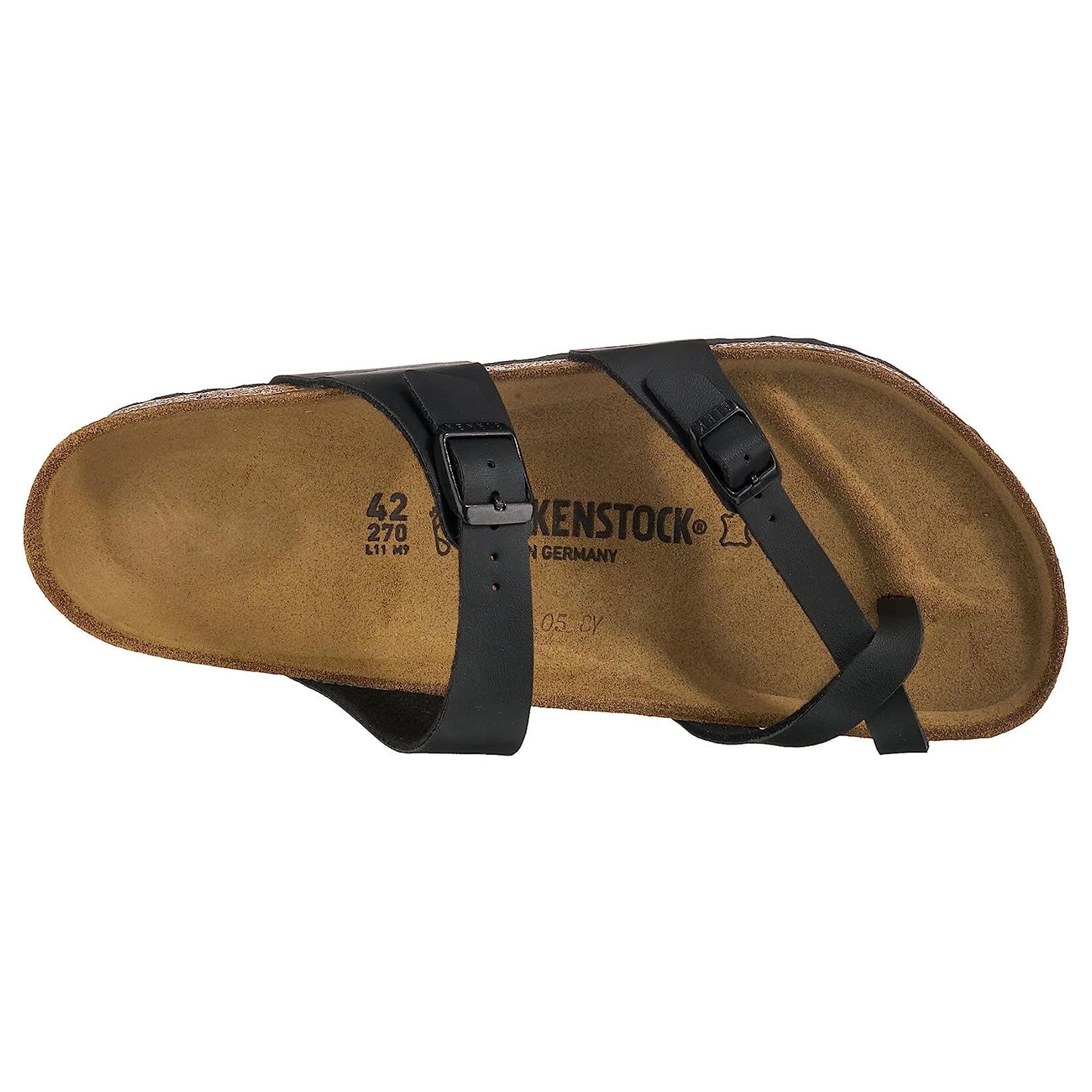 Birkenstock Mayari 0071791 Birko-Flor Unisex Sandals - Black Black - 5#color_black black