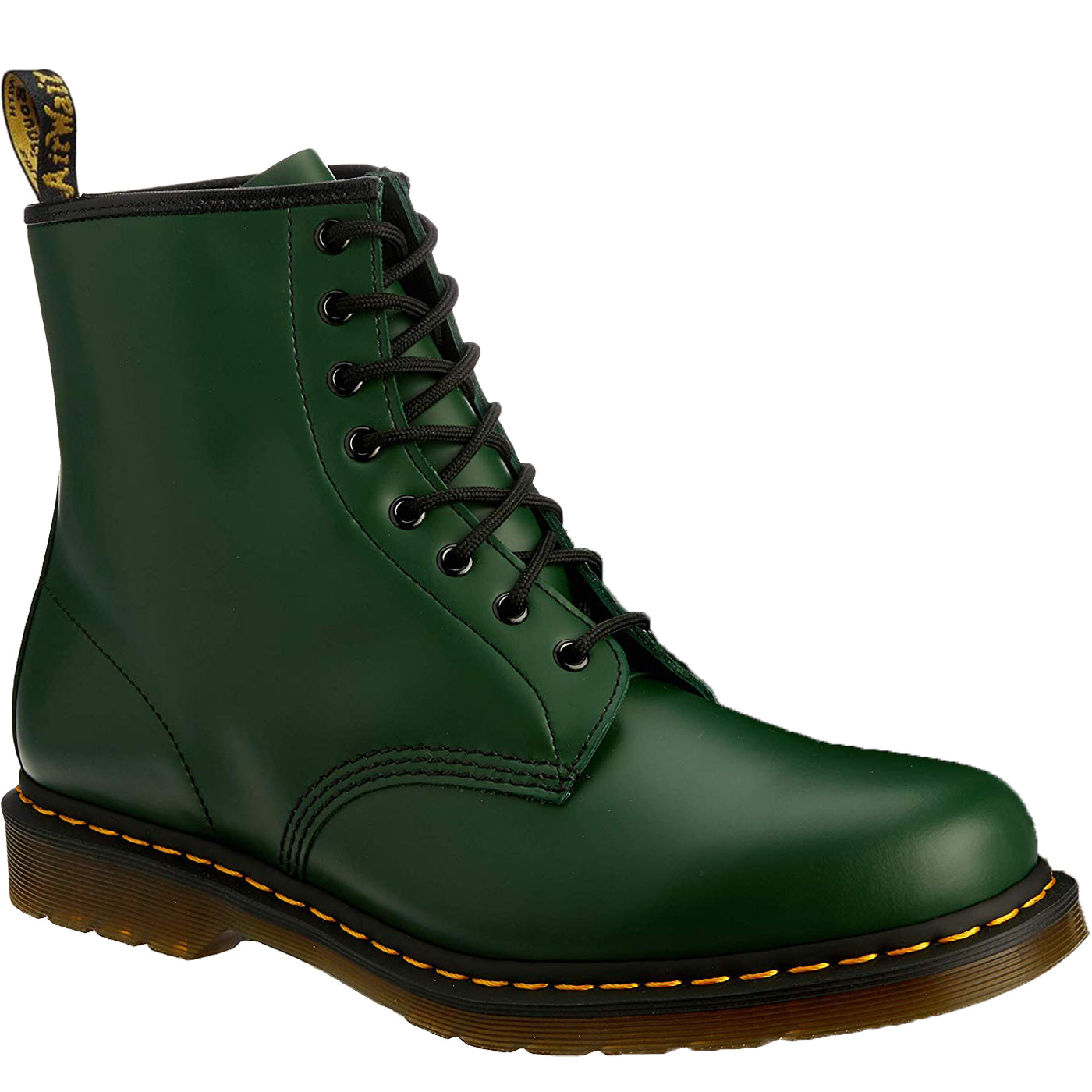 Dr. Martens 1460 11822207 Smooth Leather Unisex Boots - Green - 4#color_green