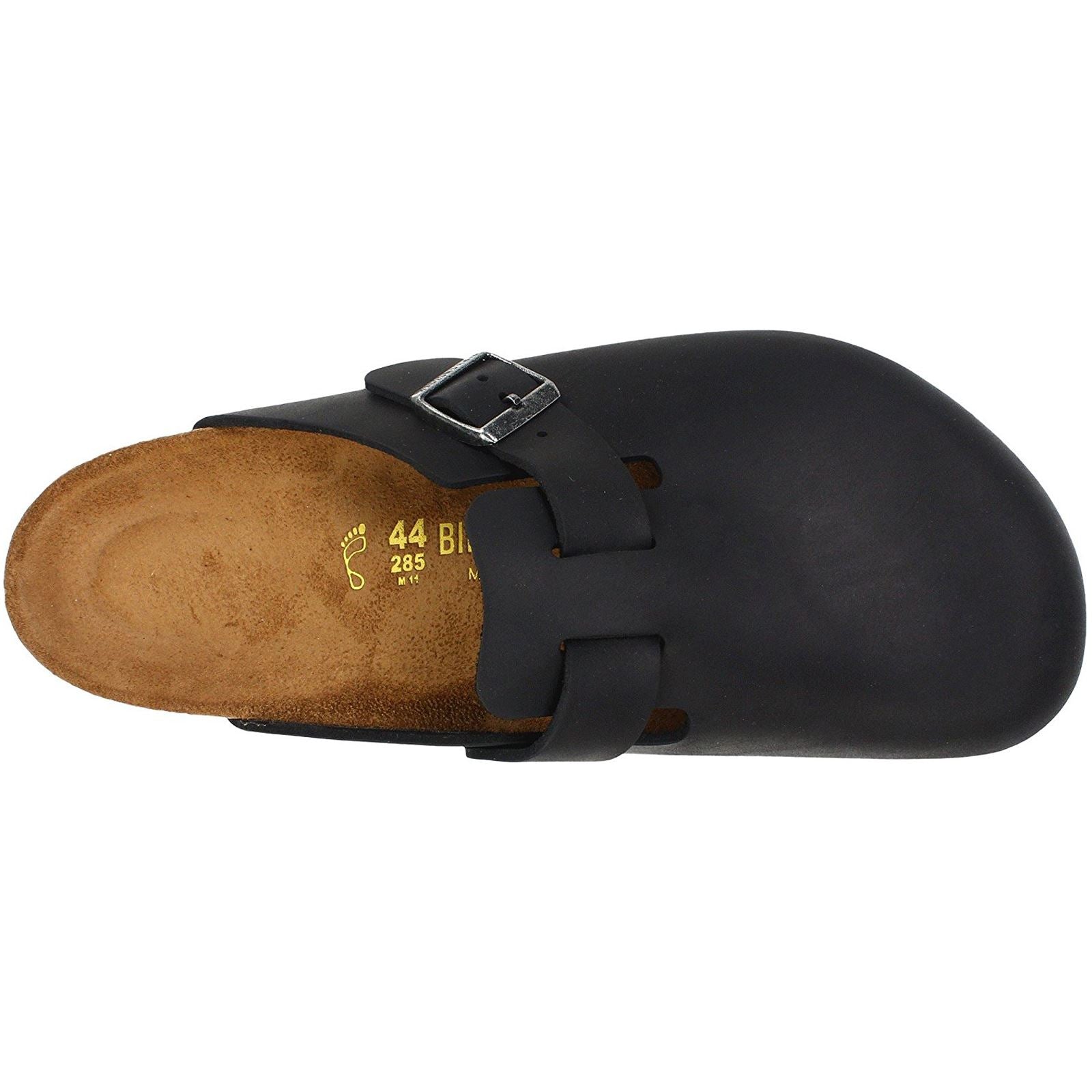 Birkenstock Boston Oiled Leather Unisex Sandals#color_black