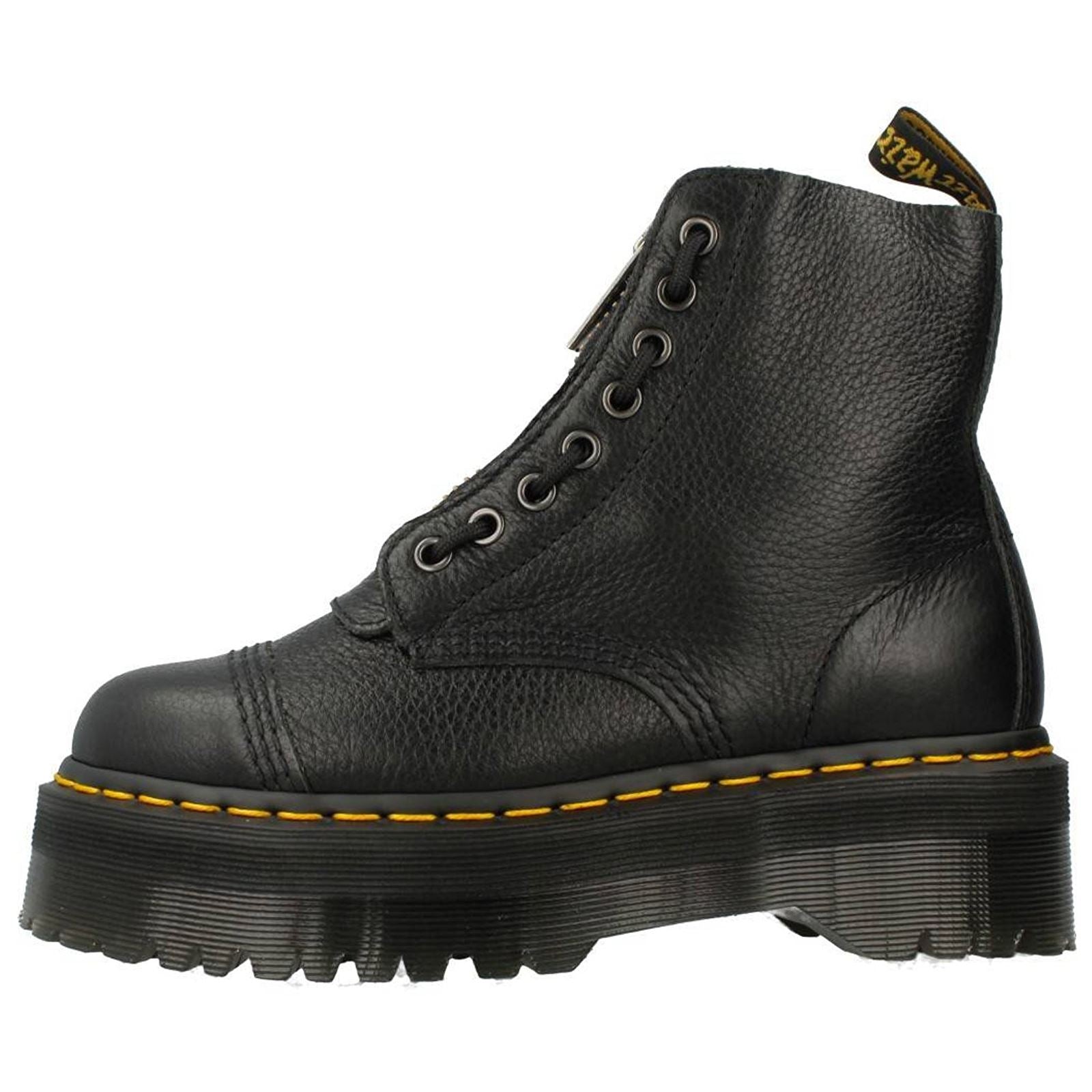 Dr. Martens Sinclair 22564001 Nappa Leather Womens Boots - Black - 8#color_black