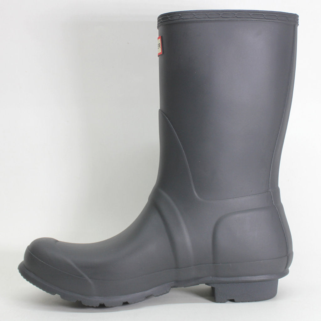 Hunter Original Short WFS1000RMA-DSL Rubber Womens Boots - Dark Slate - UK 8 - US 10 Women - EU 42