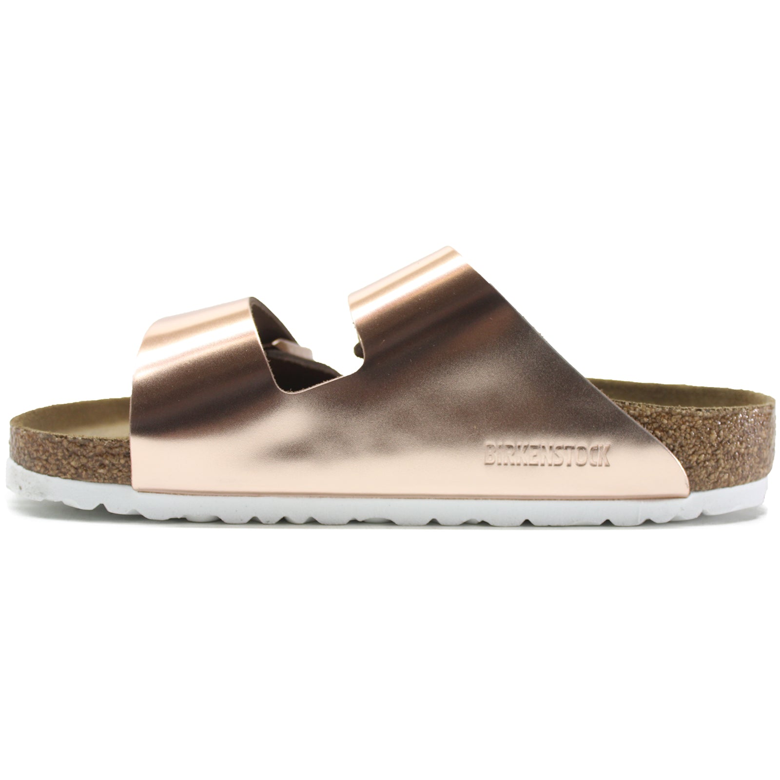 Birkenstock Arizona 952091 Leather Womens Sandals - Metallic Copper - 40#color_metallic copper