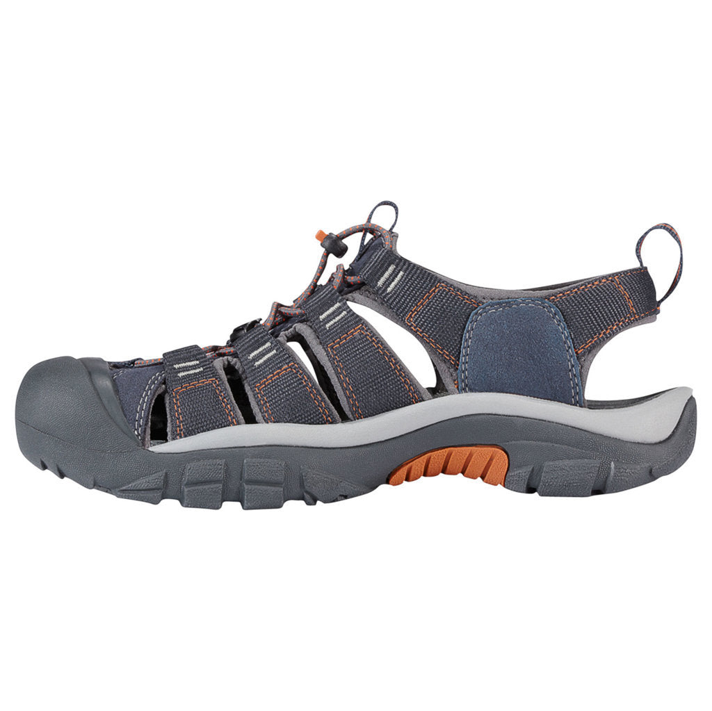 Keen Newport H2 Textile Mens Sandals#color_india ink rust