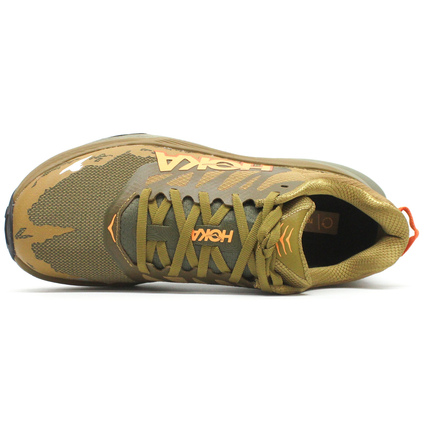 Hoka Torrent 4 Textile Synthetic Mens Trainers#color_honey antique olive