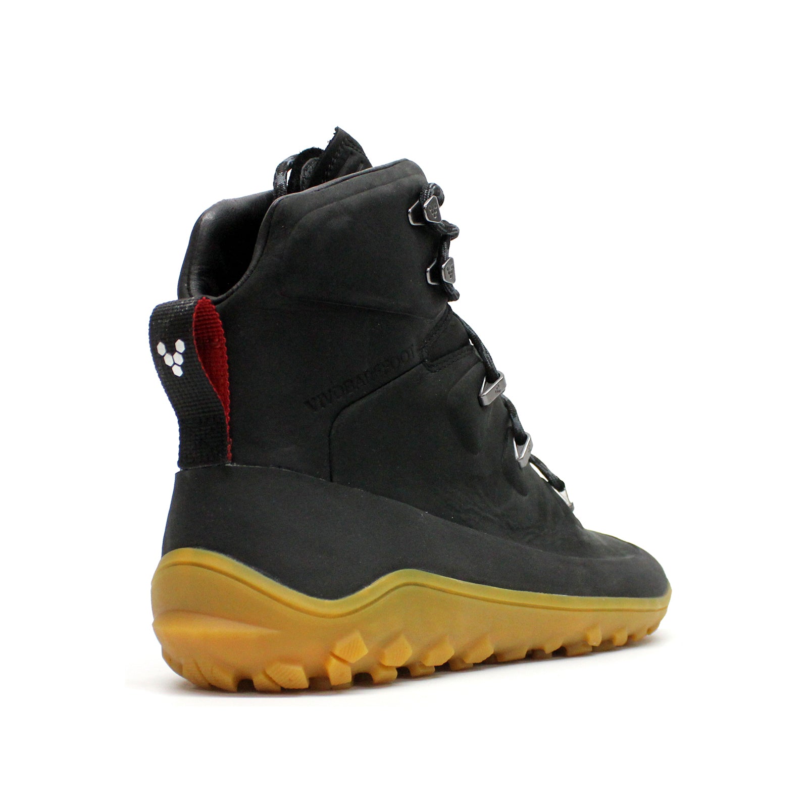 Vivobarefoot Tracker Leather AT Wild Hide Mens Boots#color_obsidian