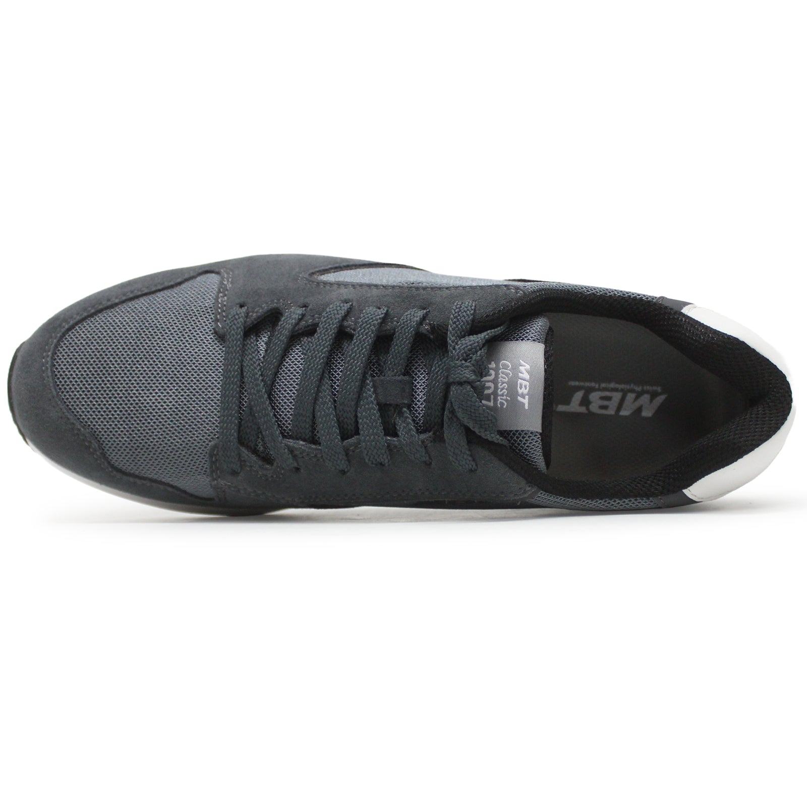 MBT 1997 Classic II Suede Textile Mens Trainers#color_dark grey