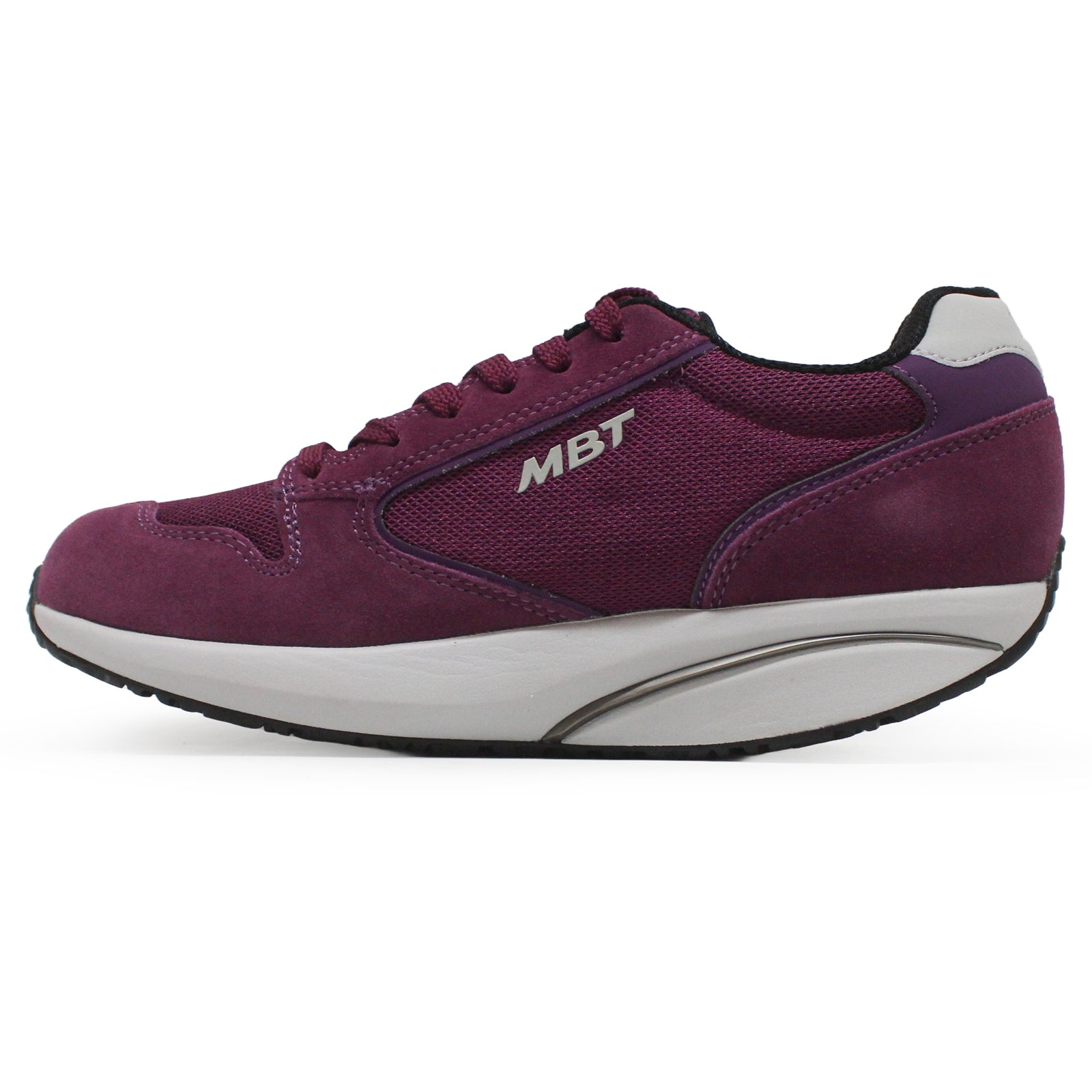 MBT 1997 Classic II Suede Textile Womens Trainers#color_berry