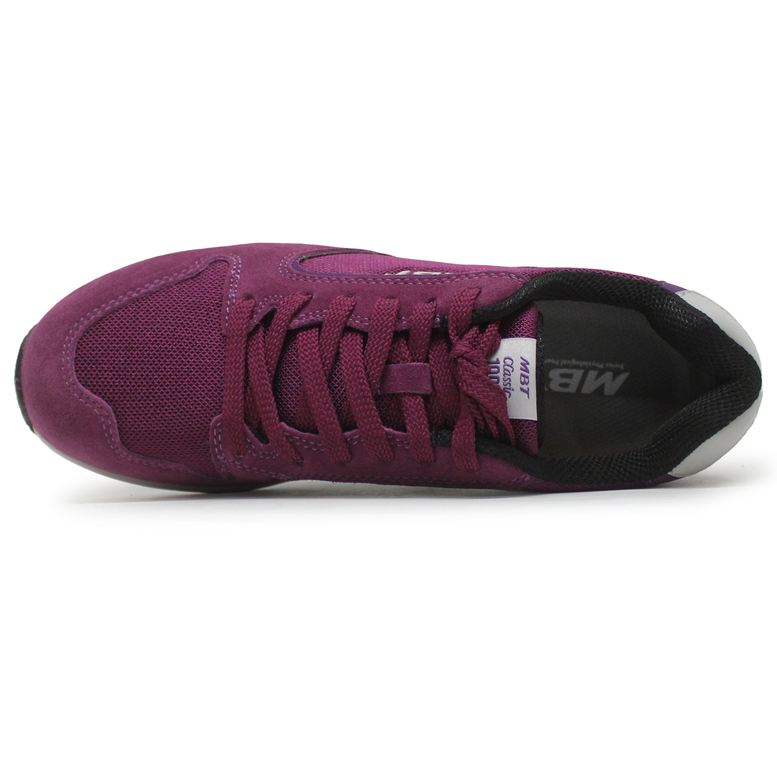 MBT 1997 Classic II Suede Textile Womens Trainers#color_berry