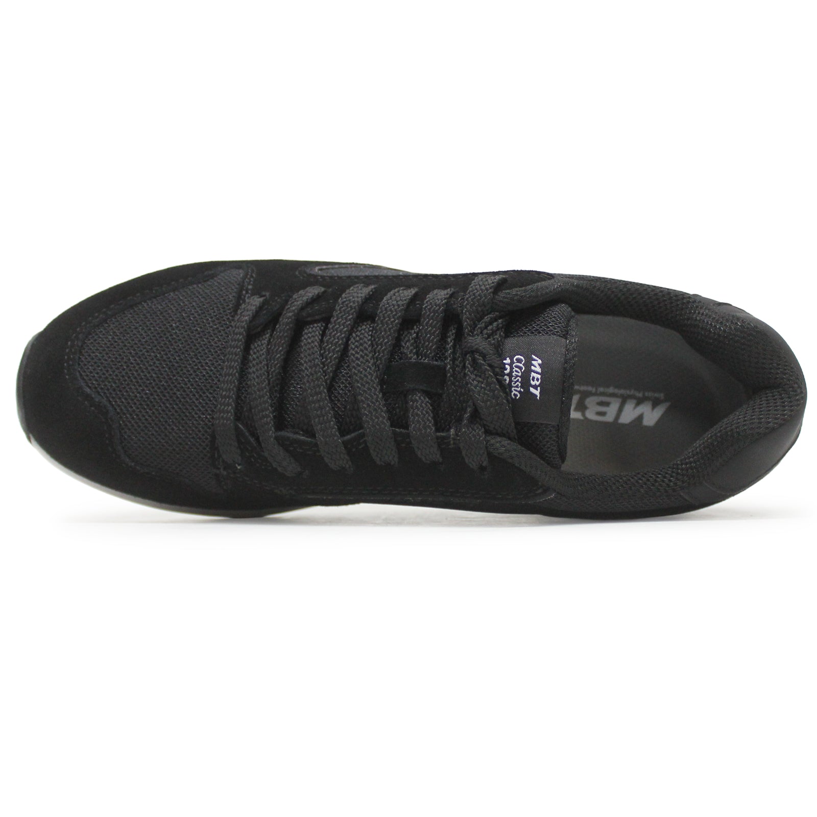 MBT 1997 Classic II Suede Textile Womens Trainers#color_black grey