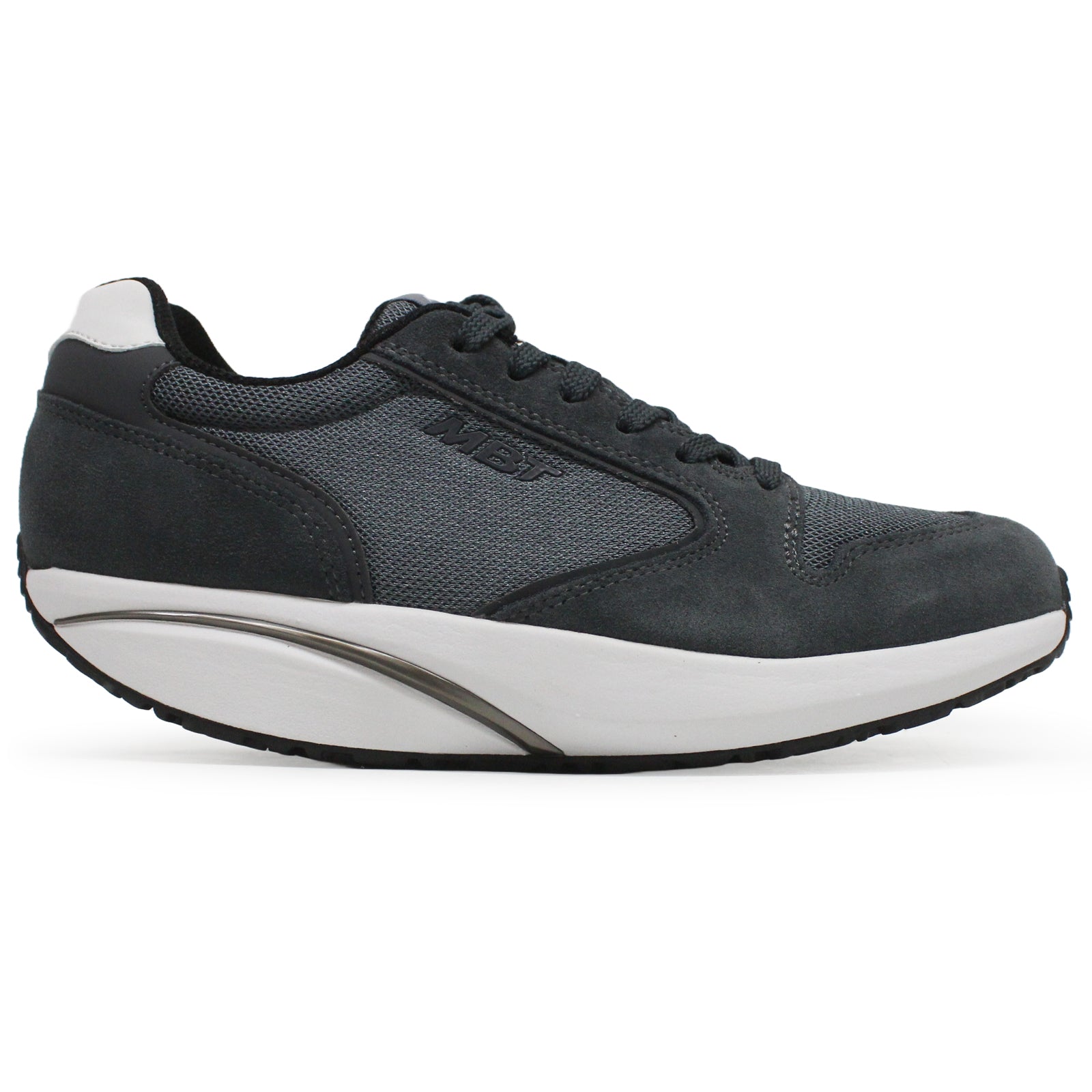 MBT 1997 Classic II Suede Textile Womens Trainers#color_dark grey