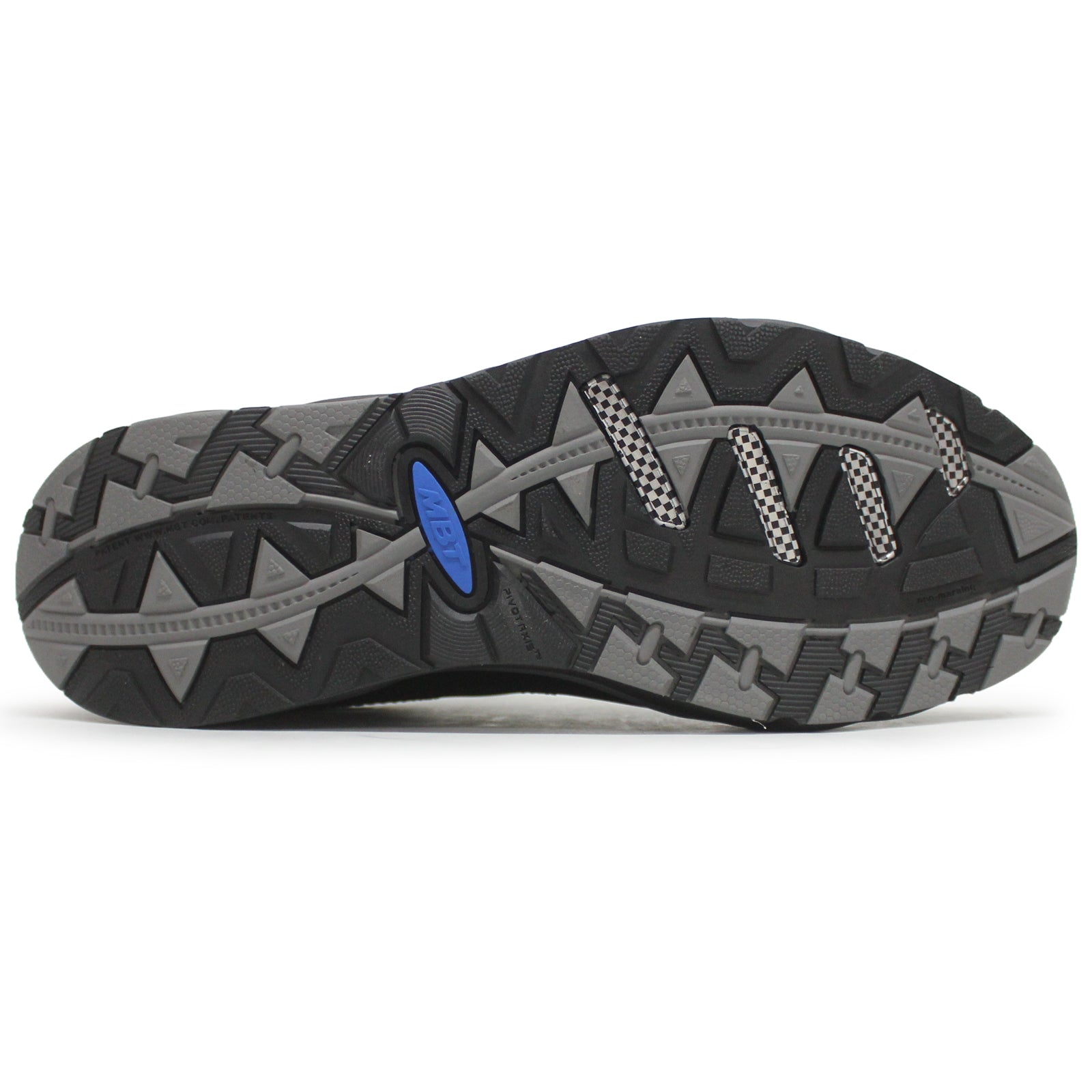 MBT Mawensi Nubuck Textile Mens Trainers#color_black