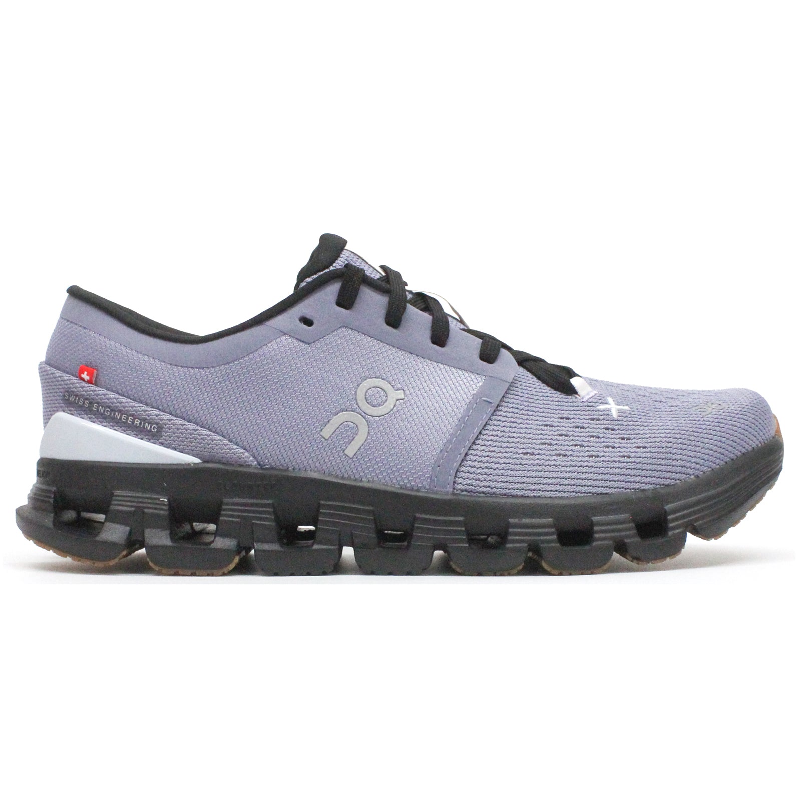 On Cloud X 4 Textile Synthetic Women's Running Shoes#color_feather black