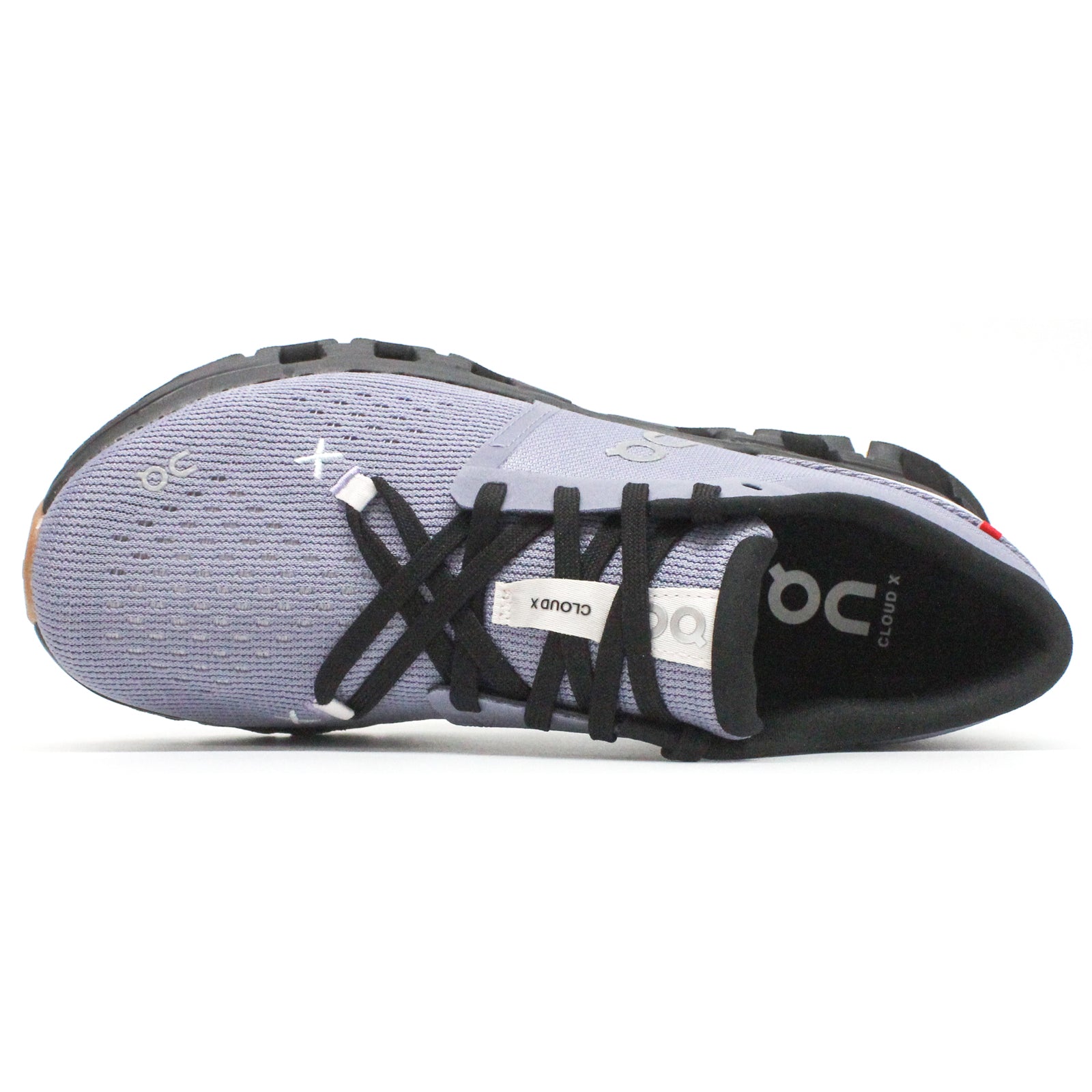 On Cloud X 4 Textile Synthetic Women's Running Shoes#color_feather black