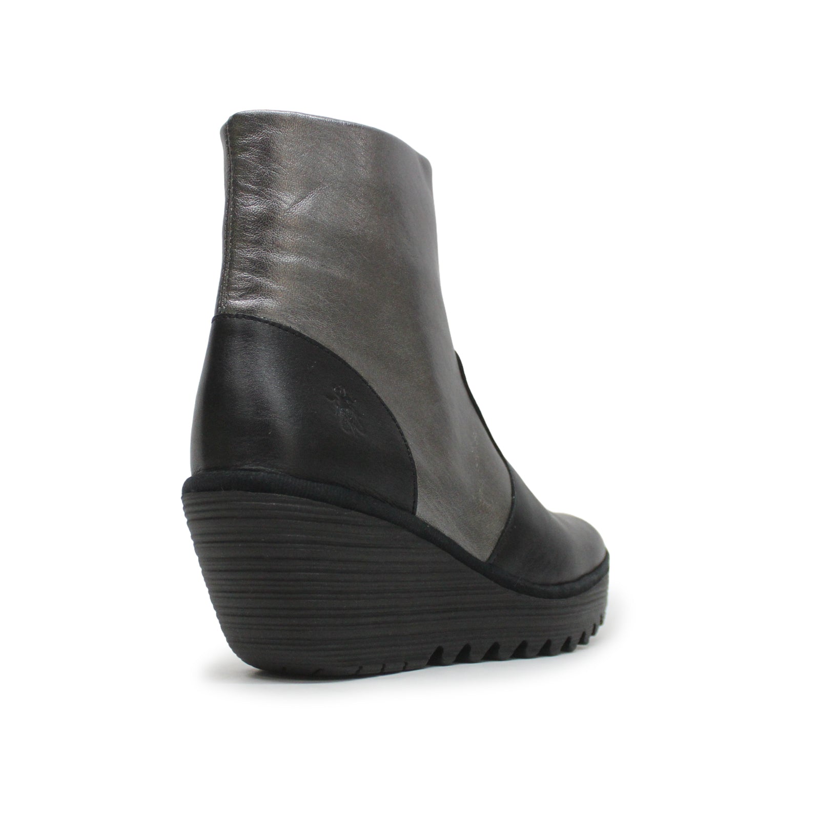 Fly London YUXI506FLY Dublin Idra Leather Womens Boots#color_black graphite