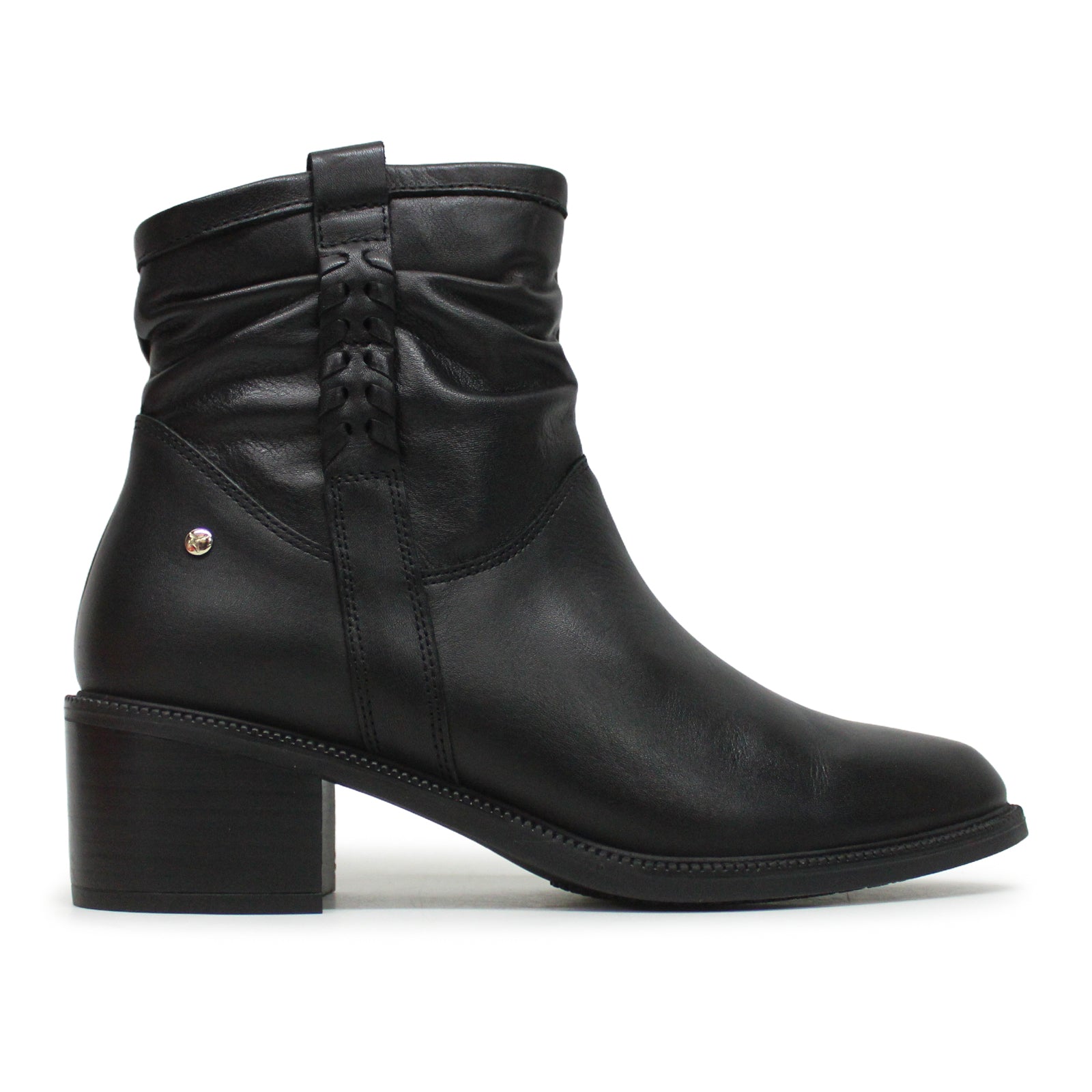 Pikolinos Bacarot W2D-8891 Leather Womens Boots#color_black