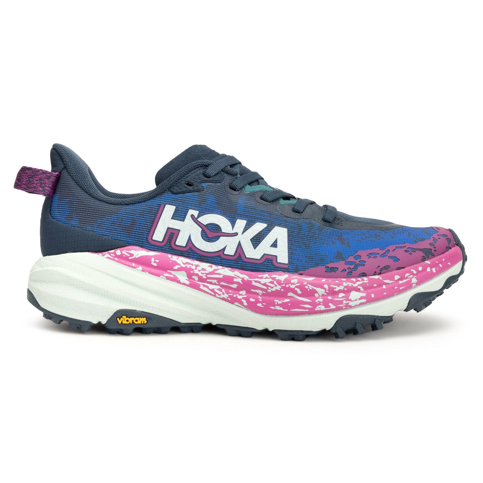 Hoka Speedgoat 6 Textile Men's Running Shoes#color_stormy skies aqua breeze