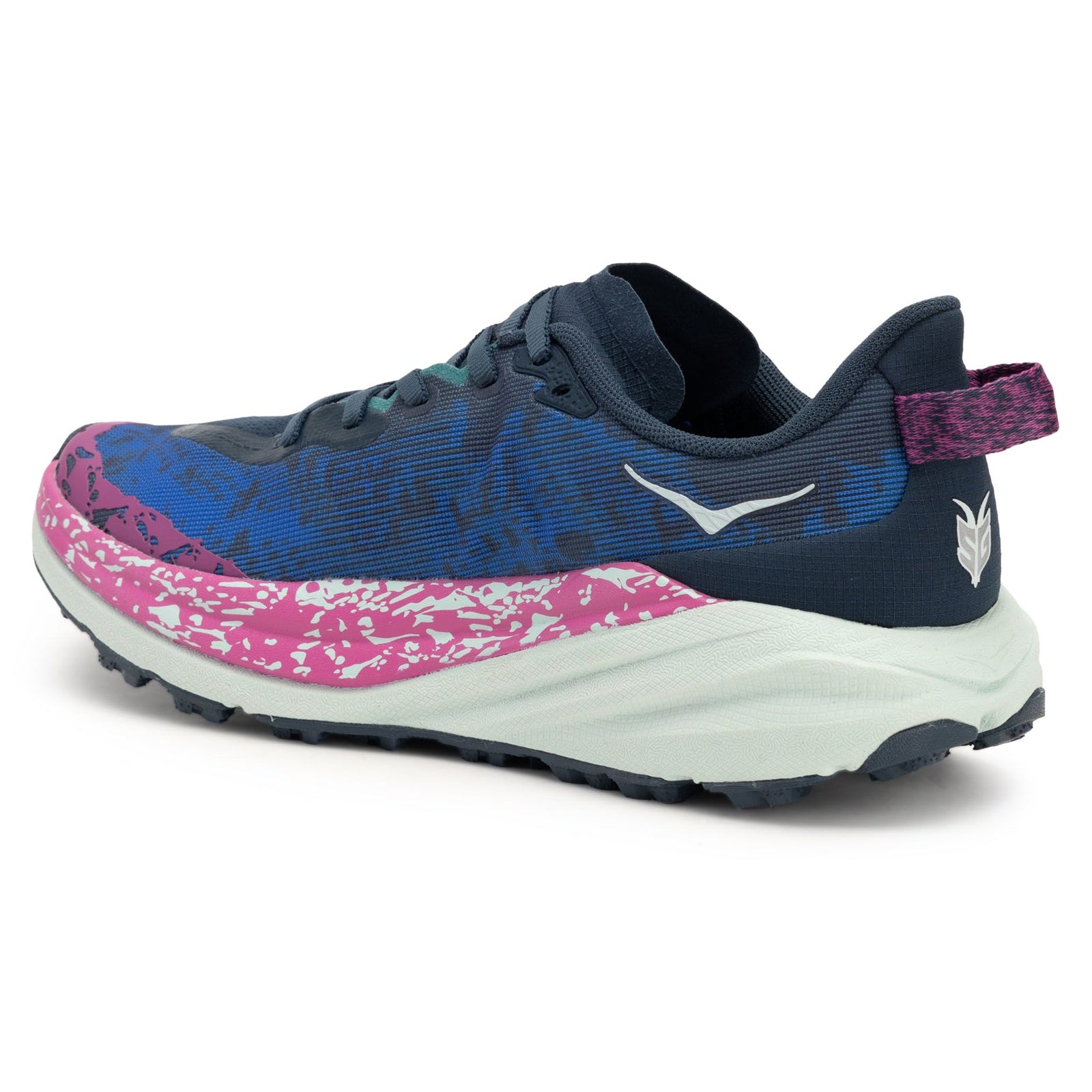 Hoka Speedgoat 6 Textile Men's Running Shoes#color_stormy skies aqua breeze