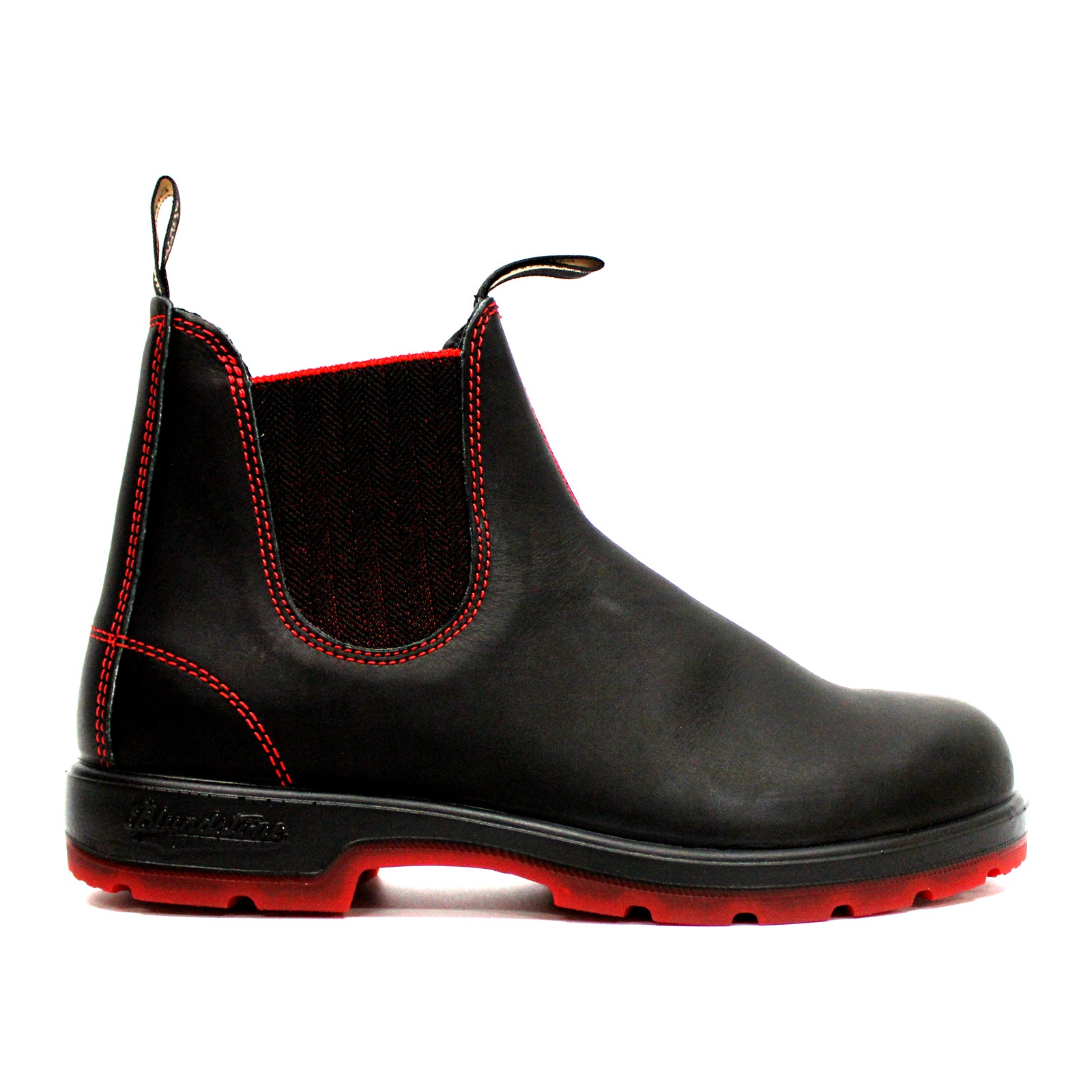 Blundstone 2342 Leather Unisex Boots#color_black red black