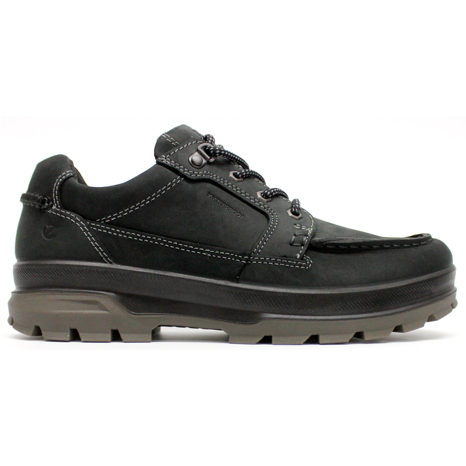 Ecco Rugged Track Oiled Nubuck Mens Shoes#color_black