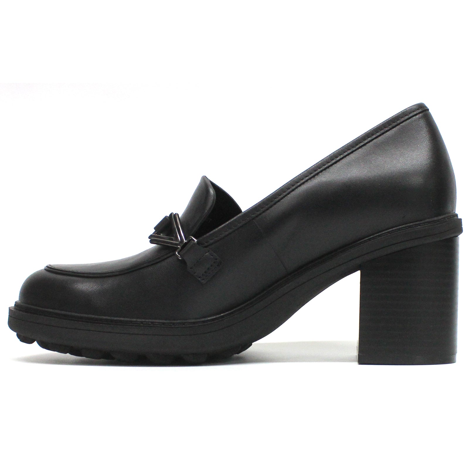 Vionic Tiburon Leather Womens Shoes#color_black