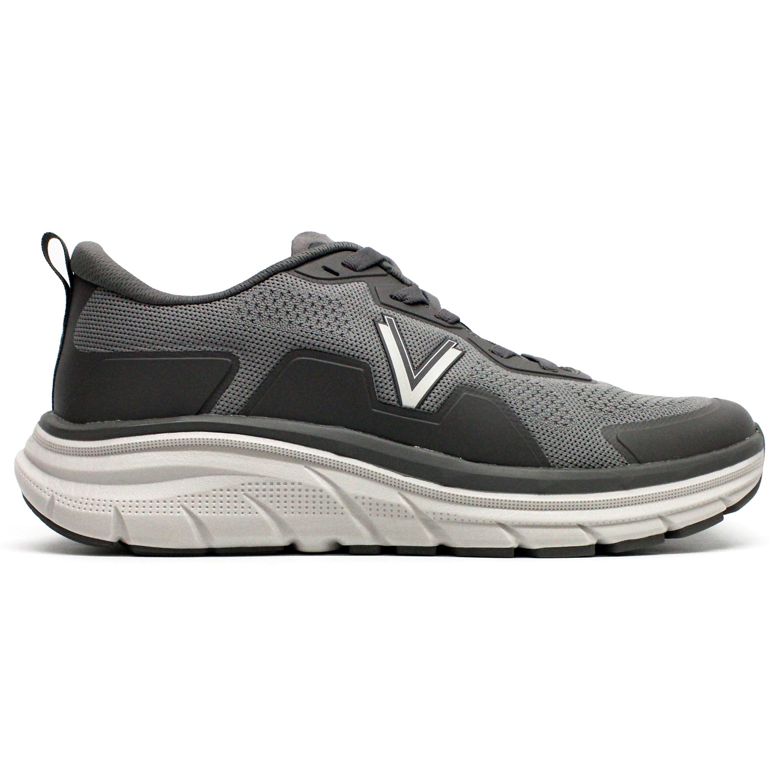 Vionic Walk Max Textile Synthetic Mens Trainers#color_charcoal