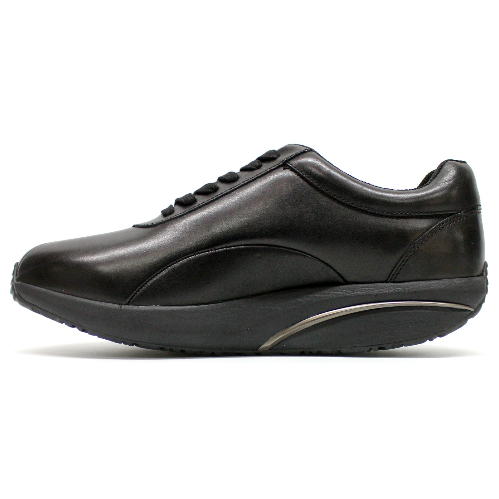 MBT Anka Nappa Leather Mens Shoes#color_black black