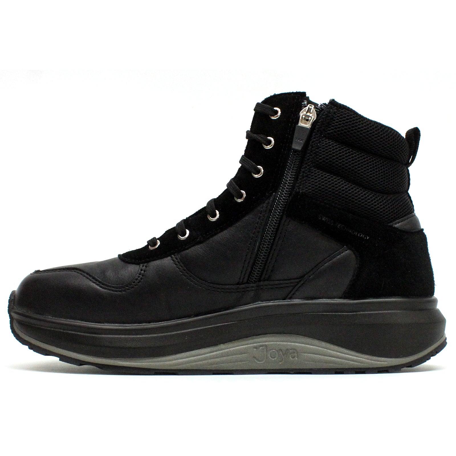 Joya Dublin Nubuck Leather Womens Boots#color_black