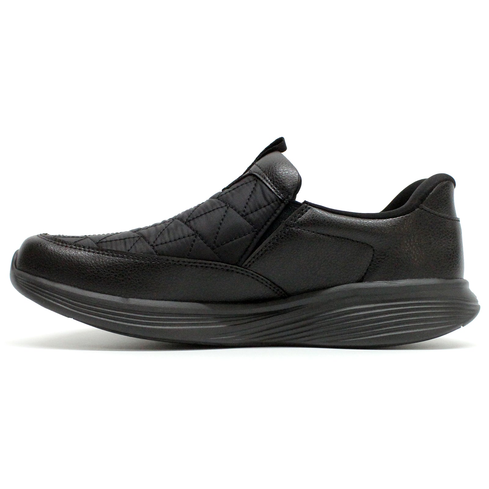 MBT SF-3000 Leather Textile Mens Shoes#color_black black