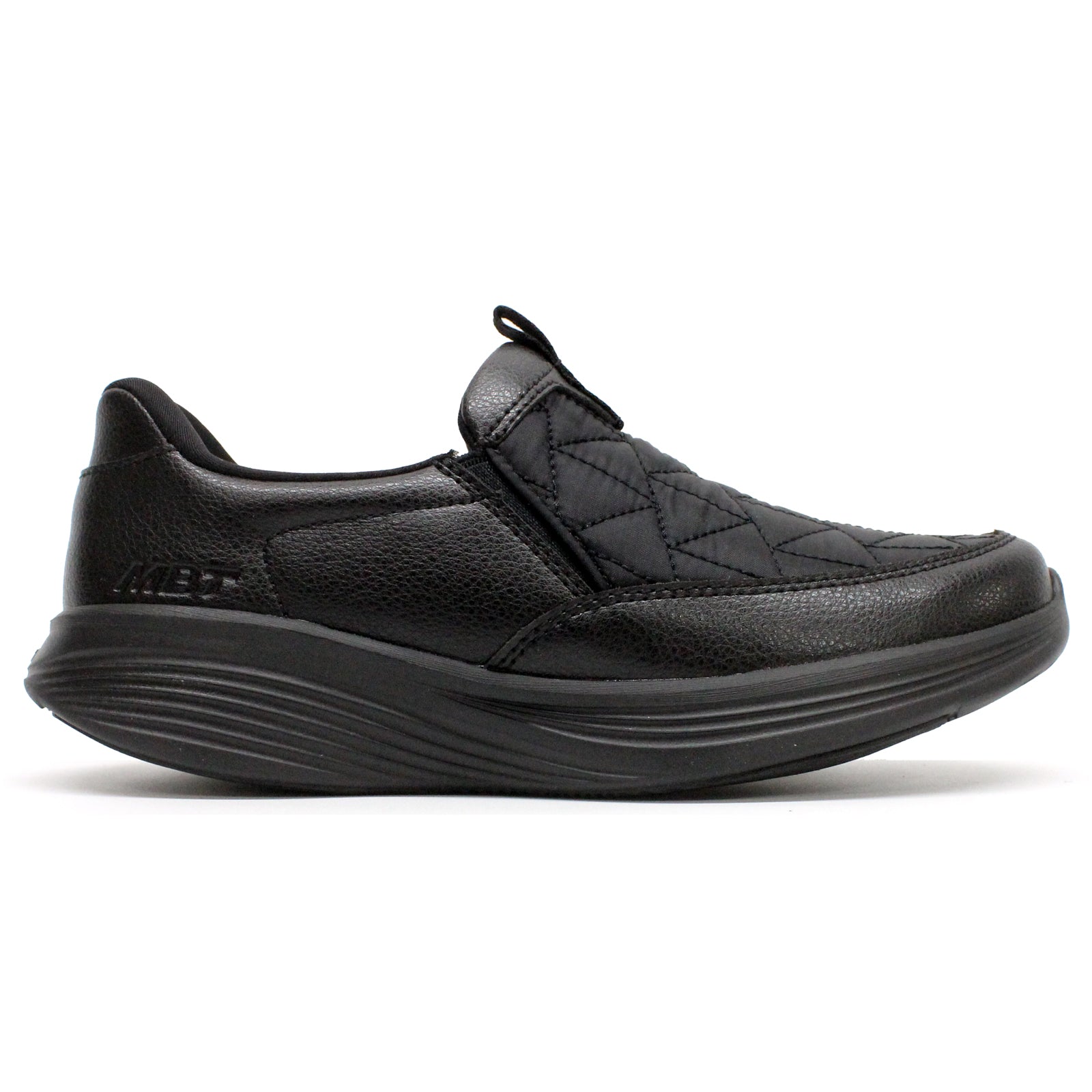 MBT SF-3000 Leather Textile Womens Shoes#color_black black