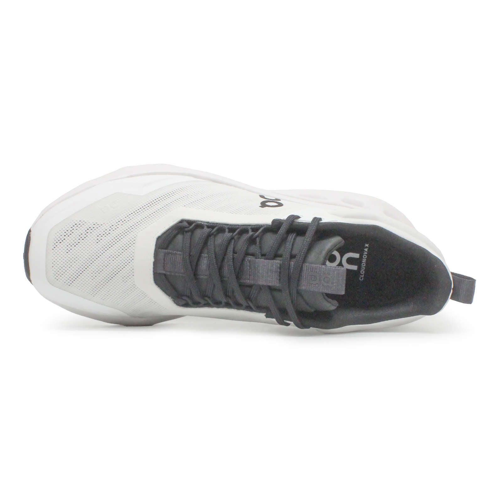 On Cloudnova X Textile Synthetic Men's Running Shoes#color_white black