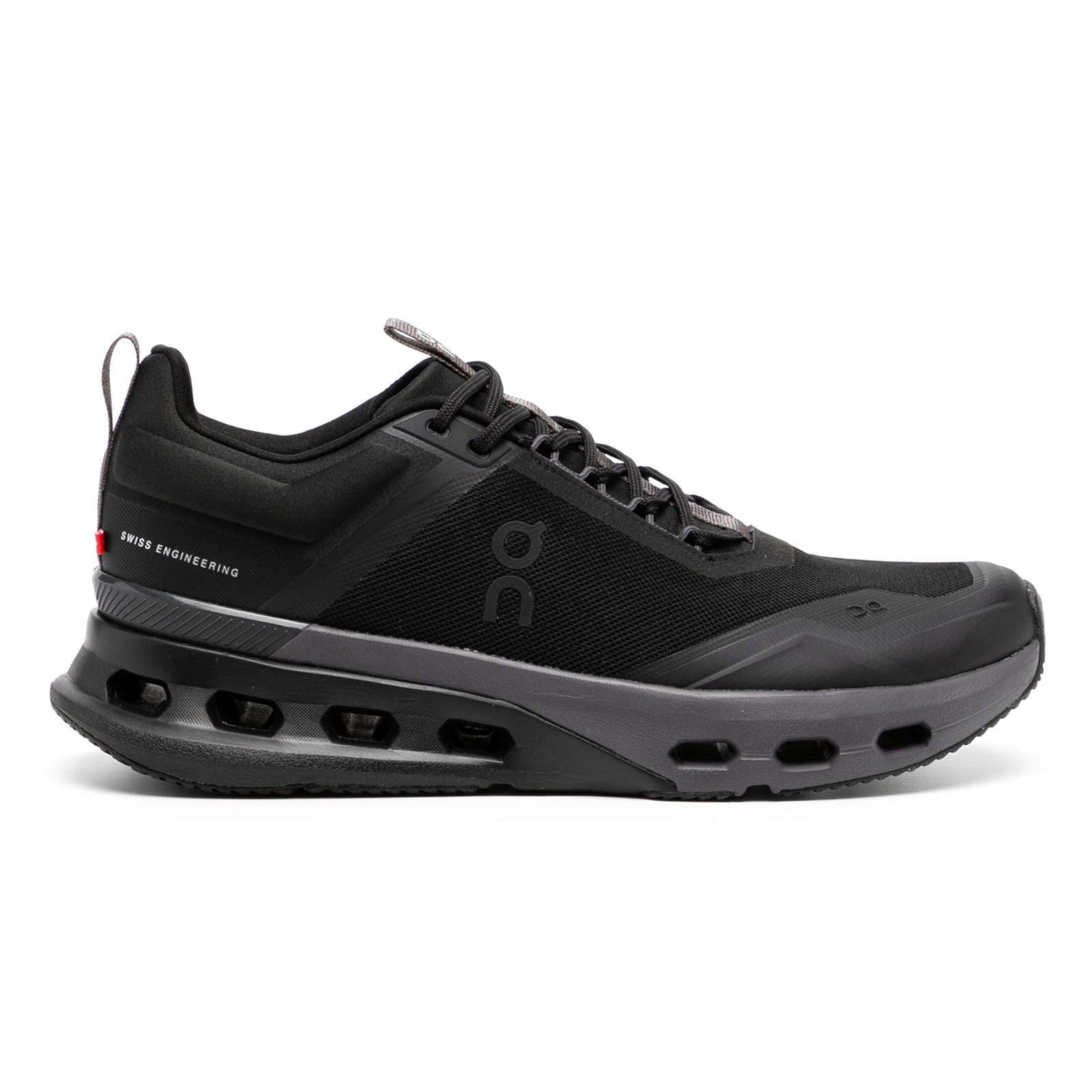 On Cloudnova X Textile Synthetic Women's Running Shoes#color_black eclps