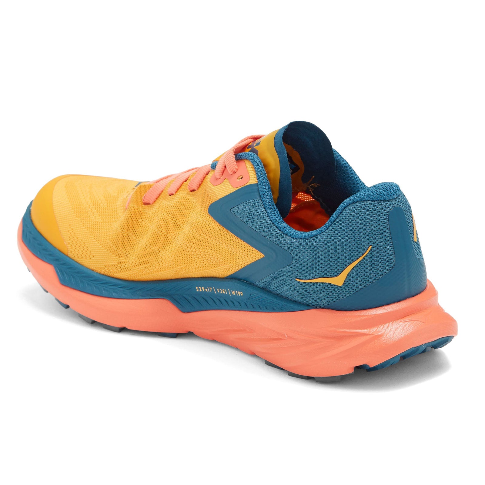 Hoka Zinal Synthetic Textile Womens Trainers#color_radiant yellow camellia