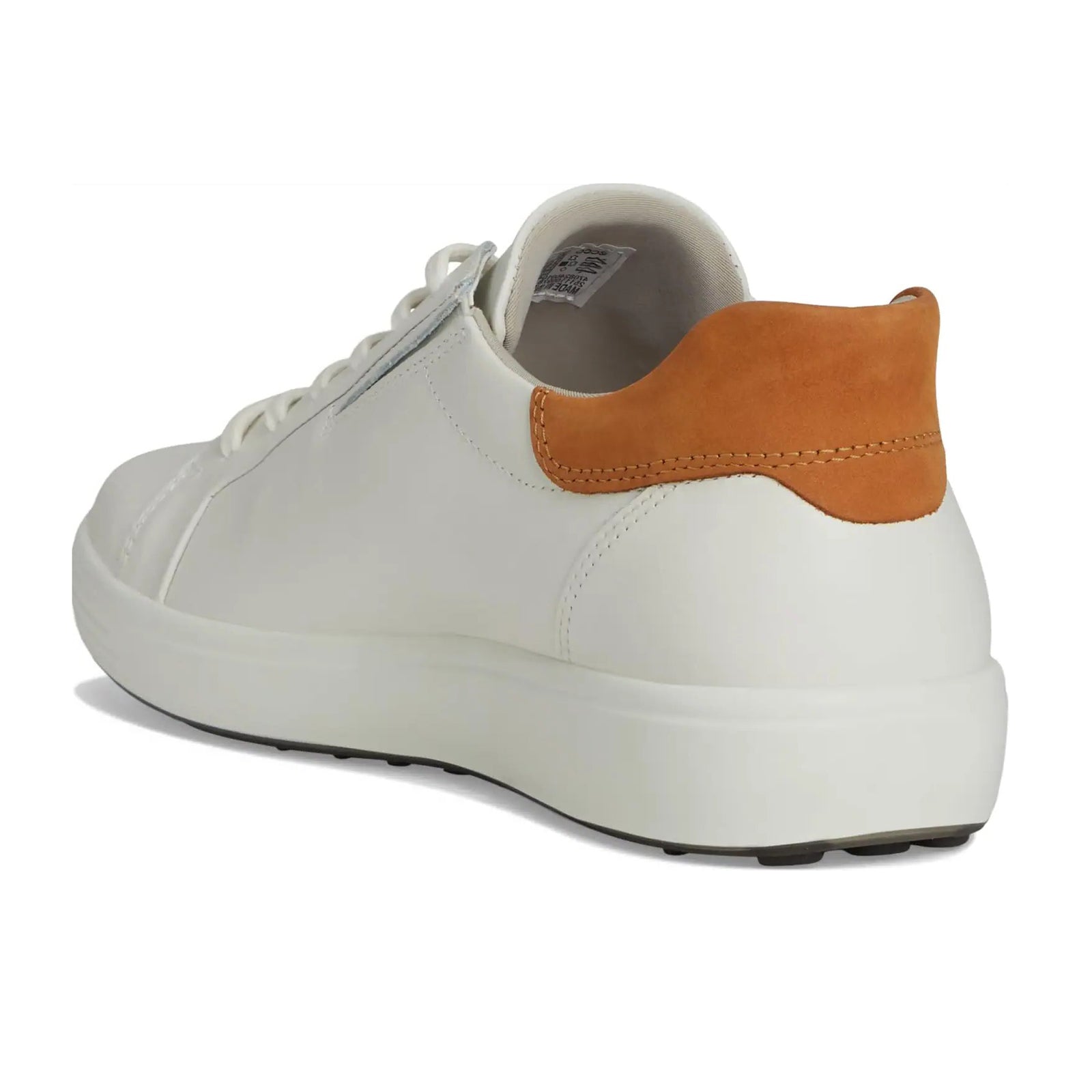 Ecco Soft 7 470824 Leather Mens Trainers#color_white lion