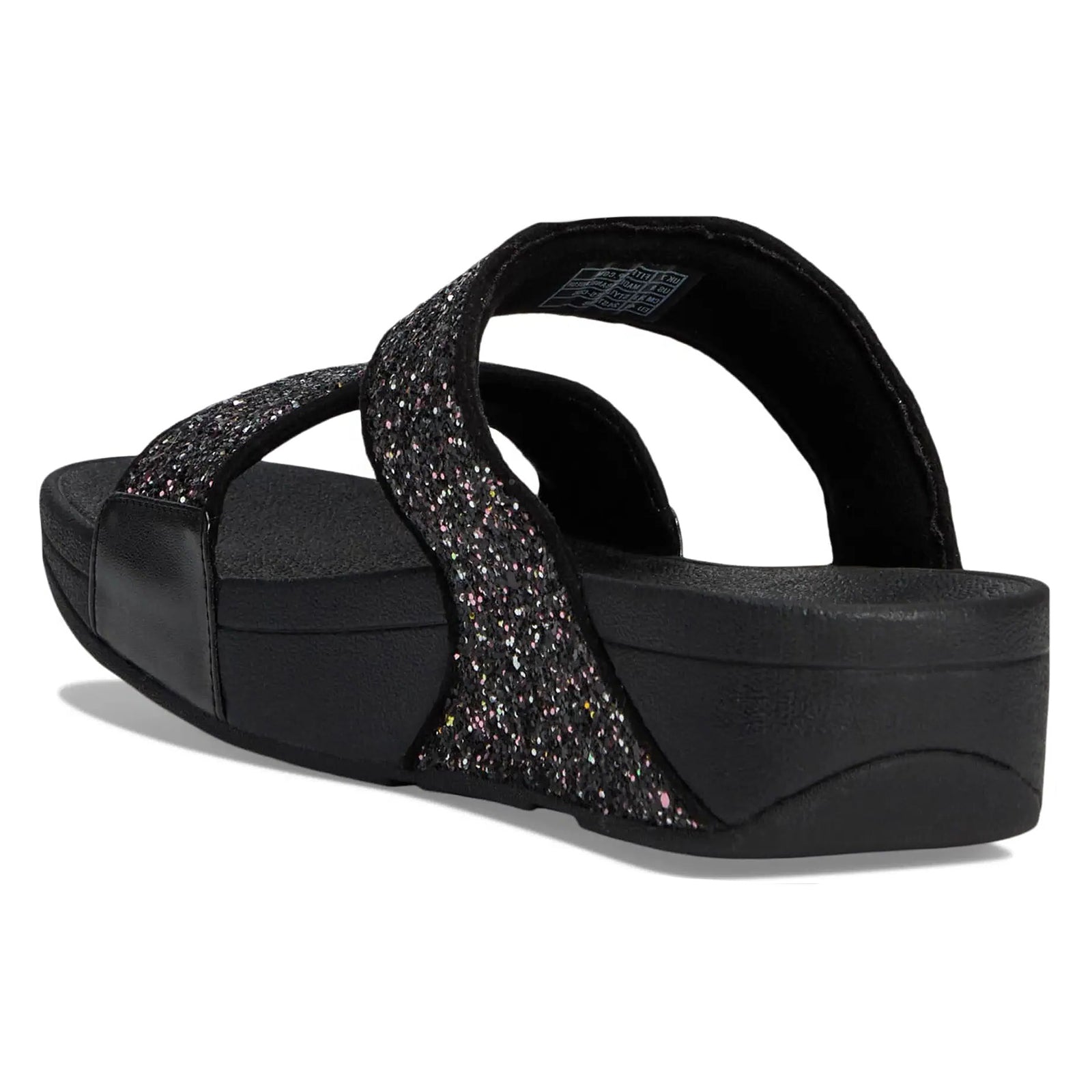 FitFlop Lulu Multi-tonal Synthetic Leather Womens Sandals#color_black multi