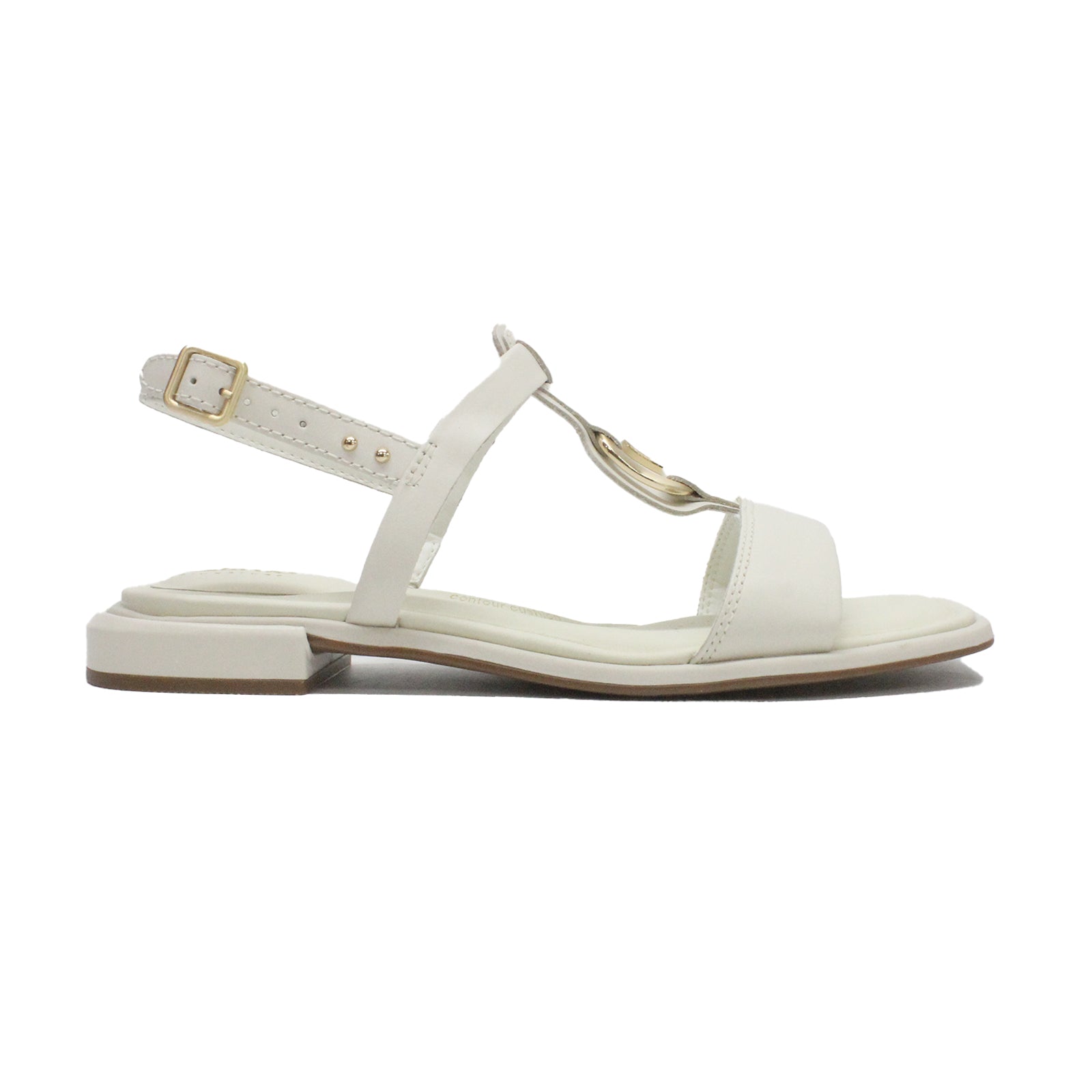 Clarks Ariany Sling Leather Womens Sandals#color_cream