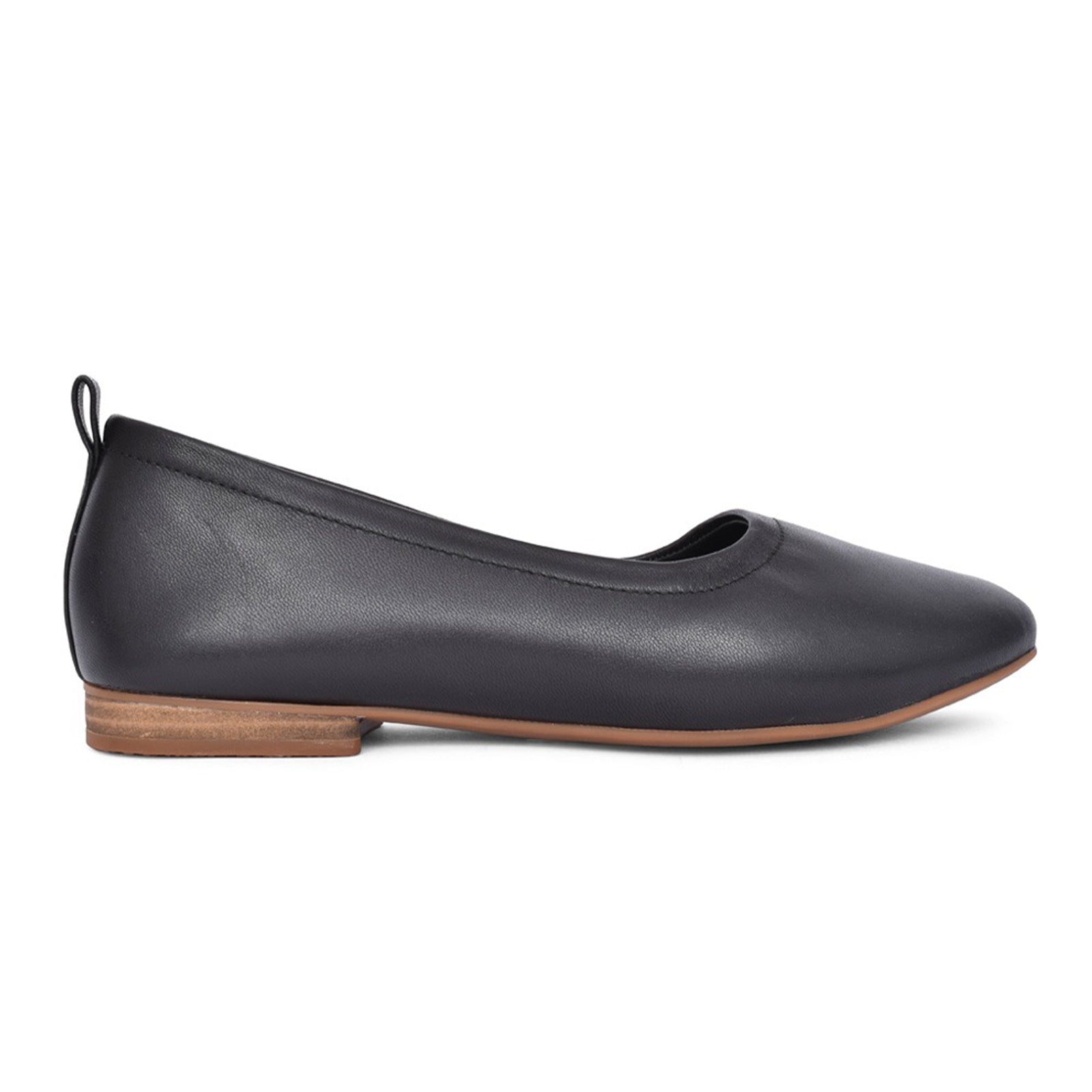 Clarks Fawna Soft Leather Womens Shoes#color_black