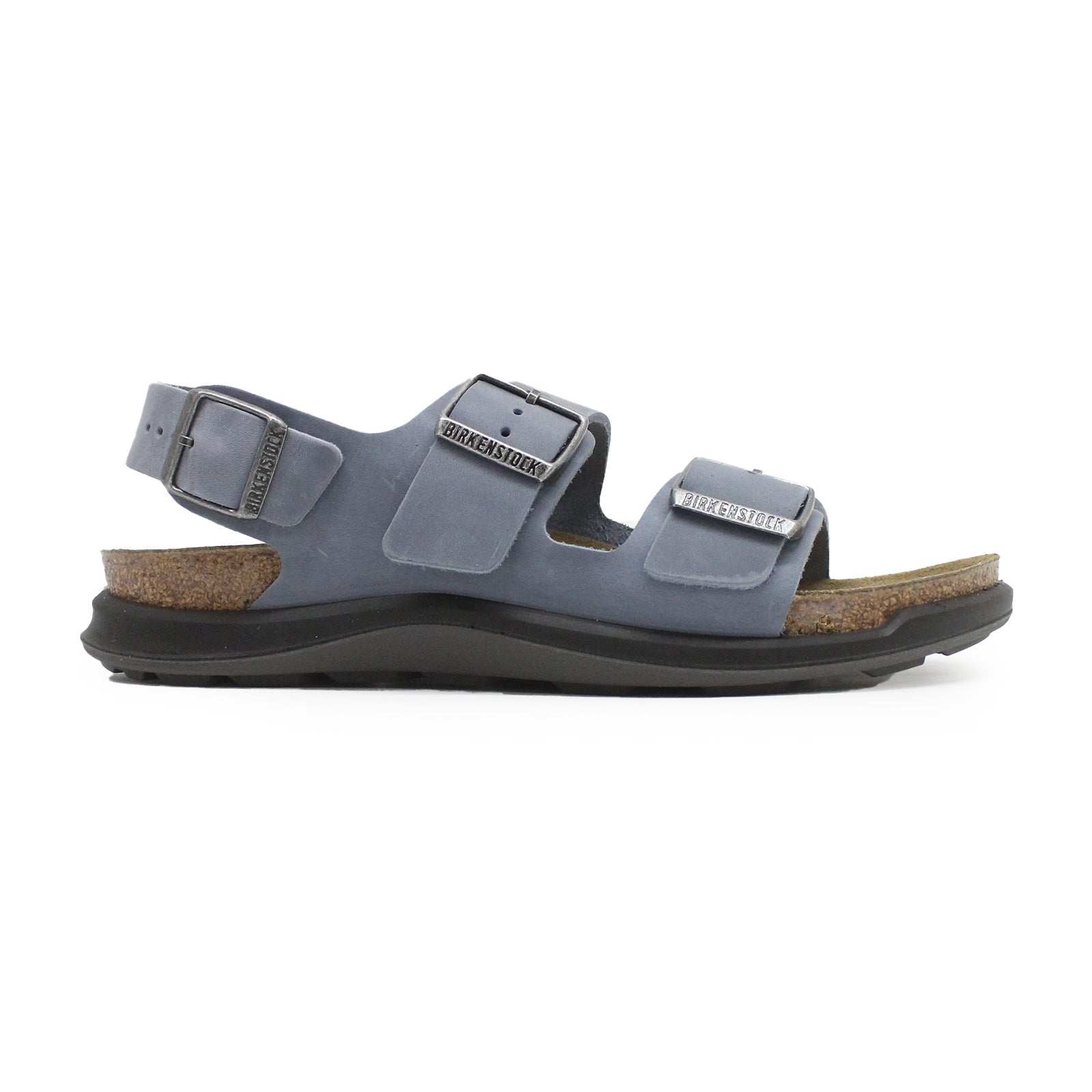 Birkenstock Milano CT W Oiled Leather Unisex Sandals#color_elemental blue